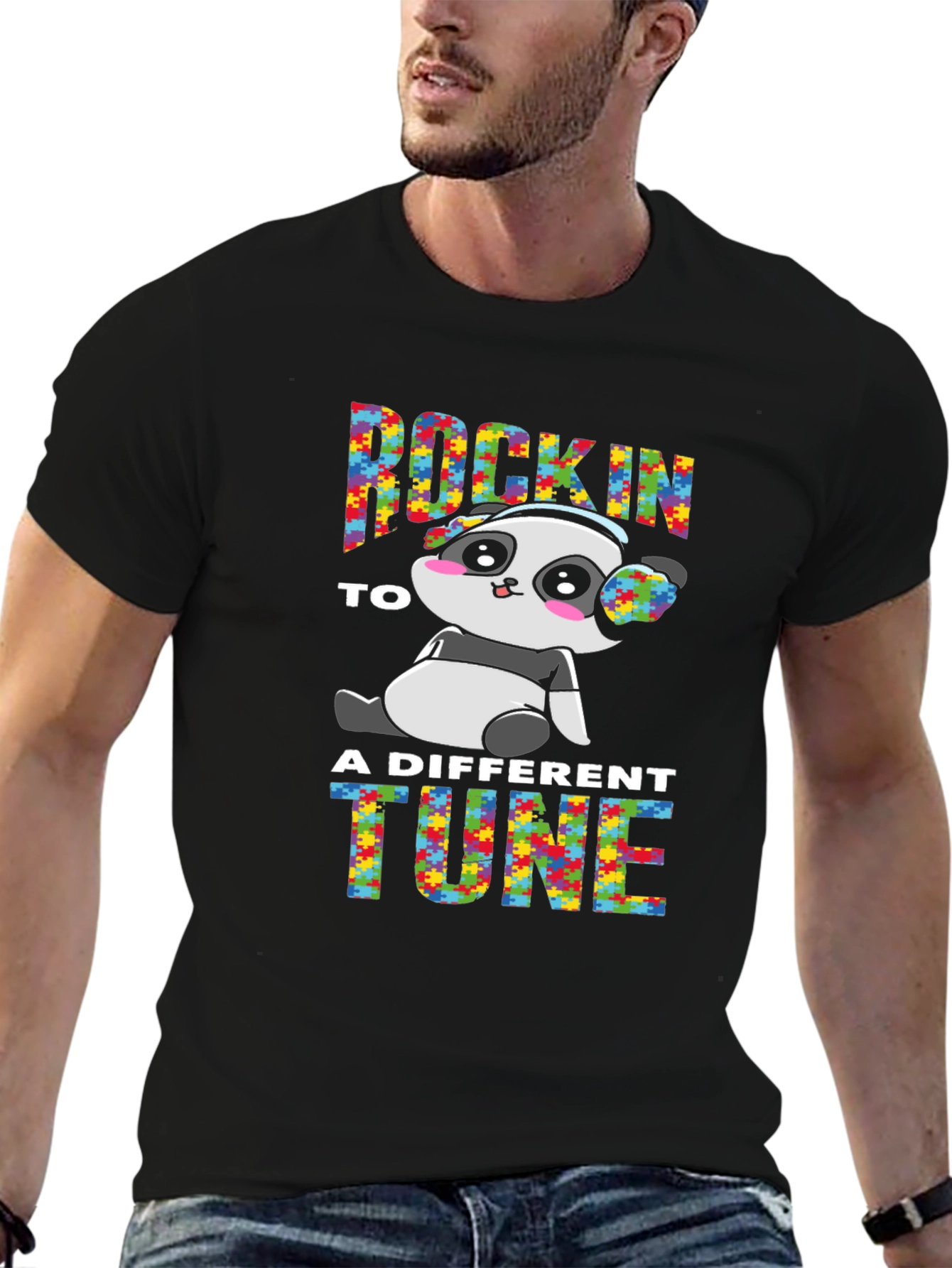 Autism Awareness Panda T-Shirt