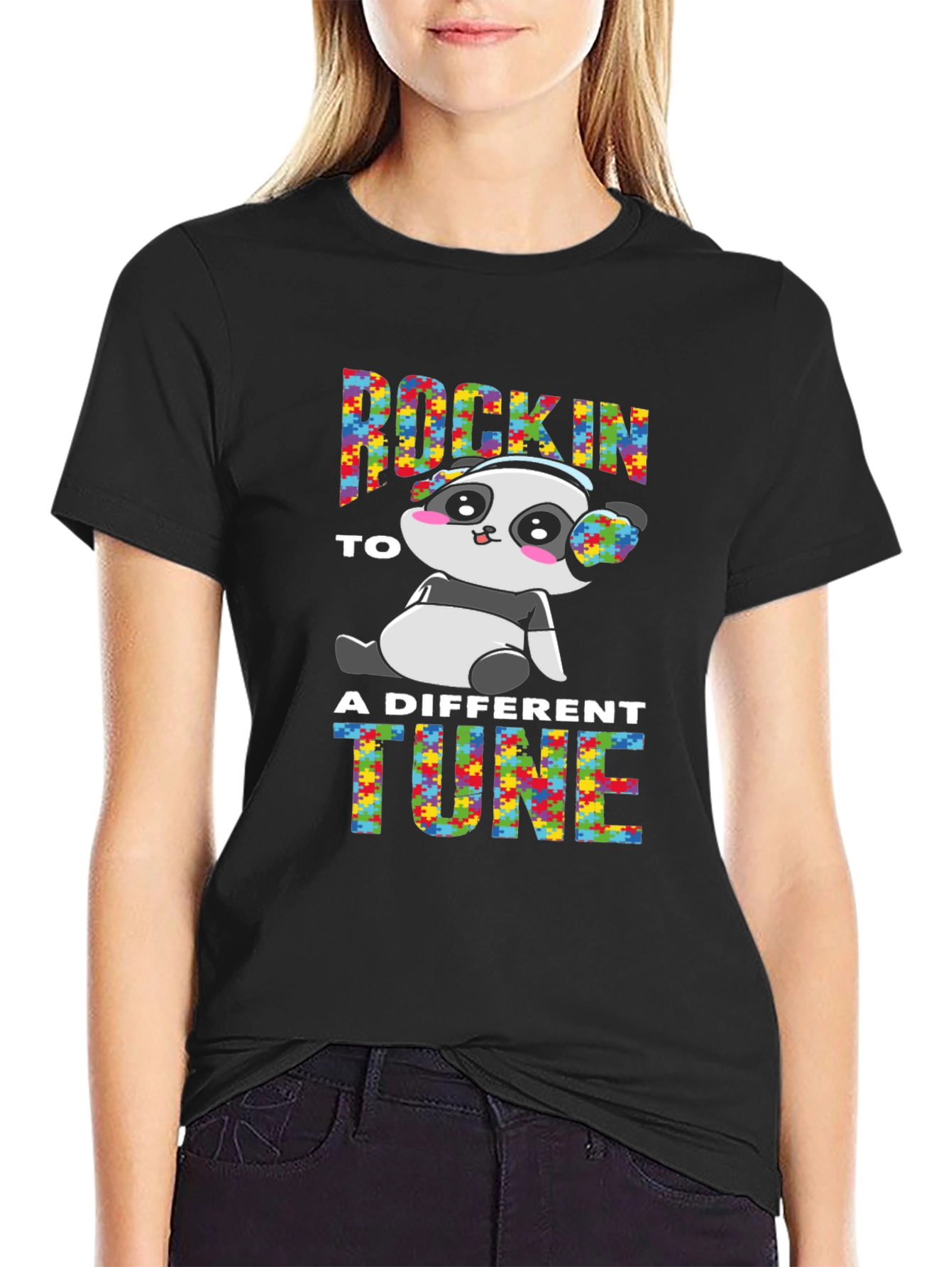 Autism Awareness Panda T-Shirt