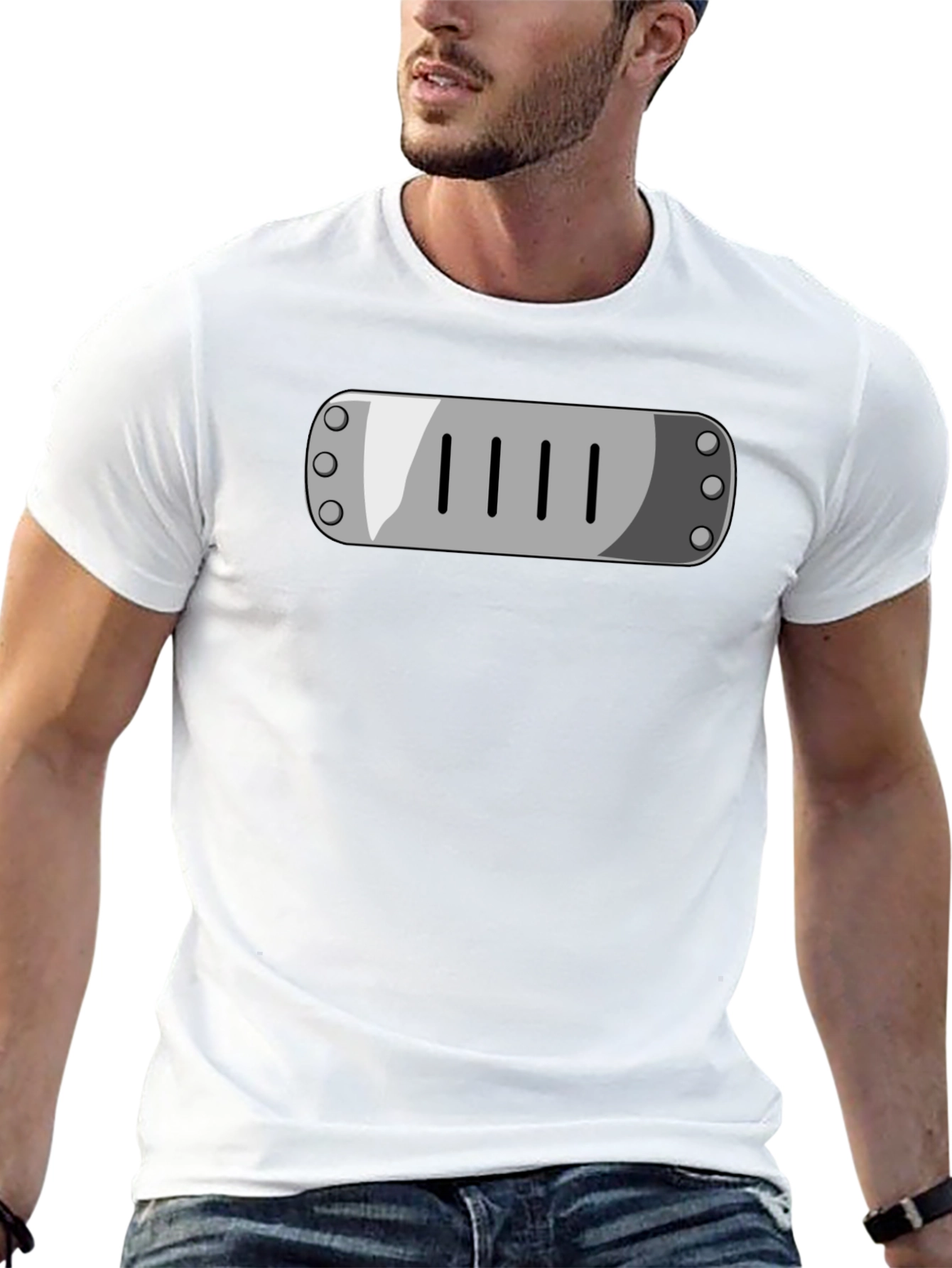 Anime Symbol Graphic Black T-Shirt