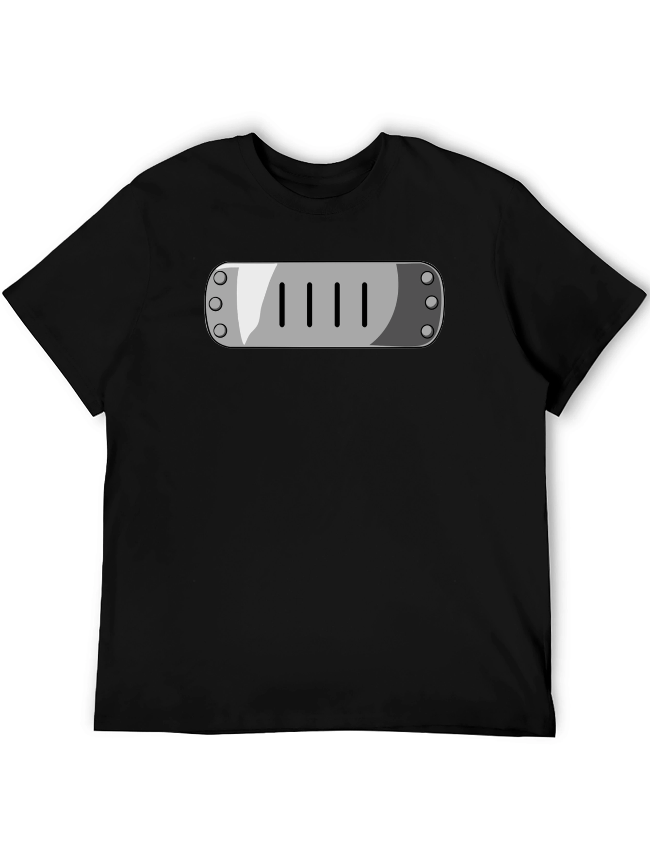 Anime Symbol Graphic Black T-Shirt