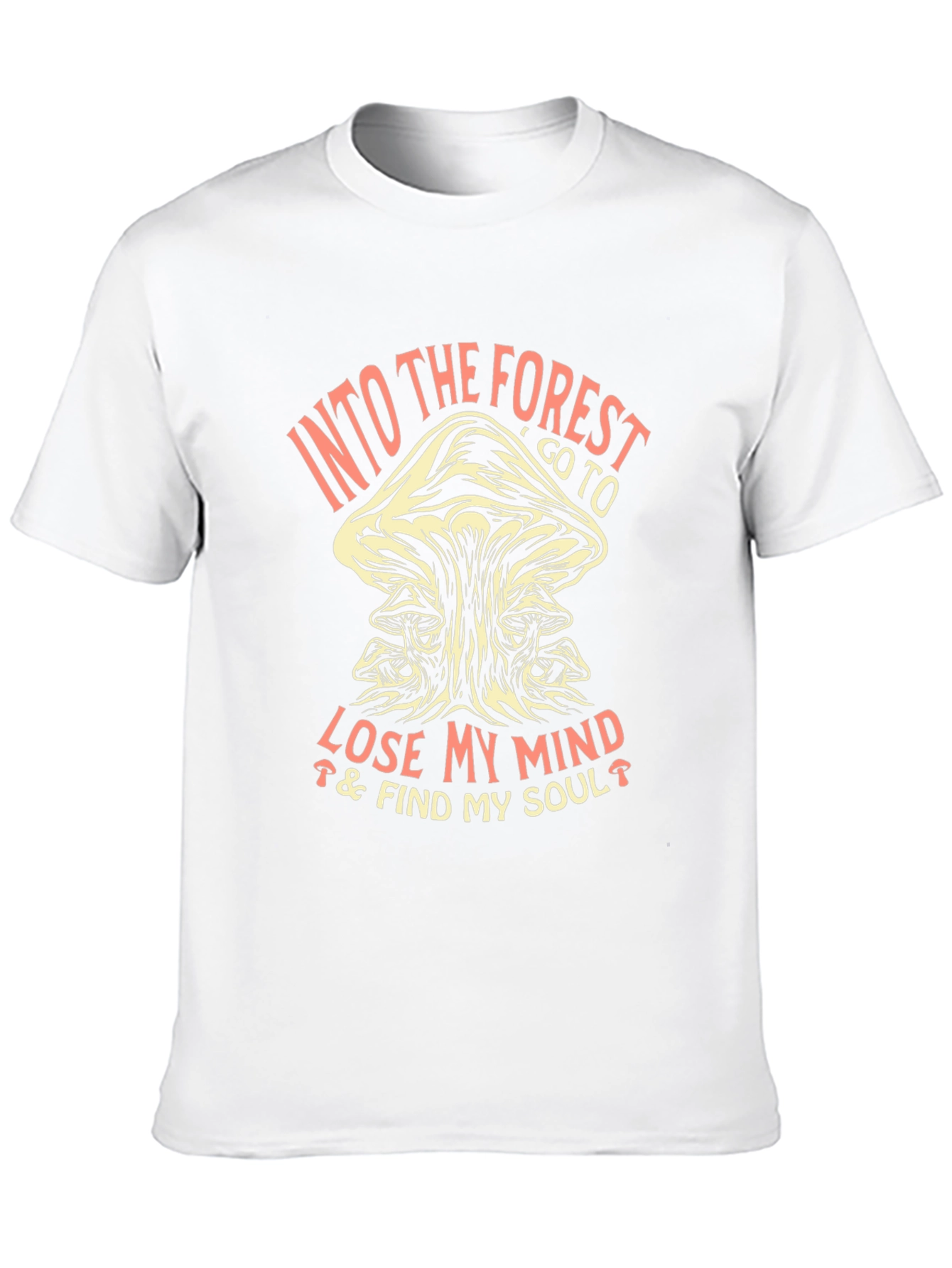 Into the Forest Mushroom Graphic T-Shirt