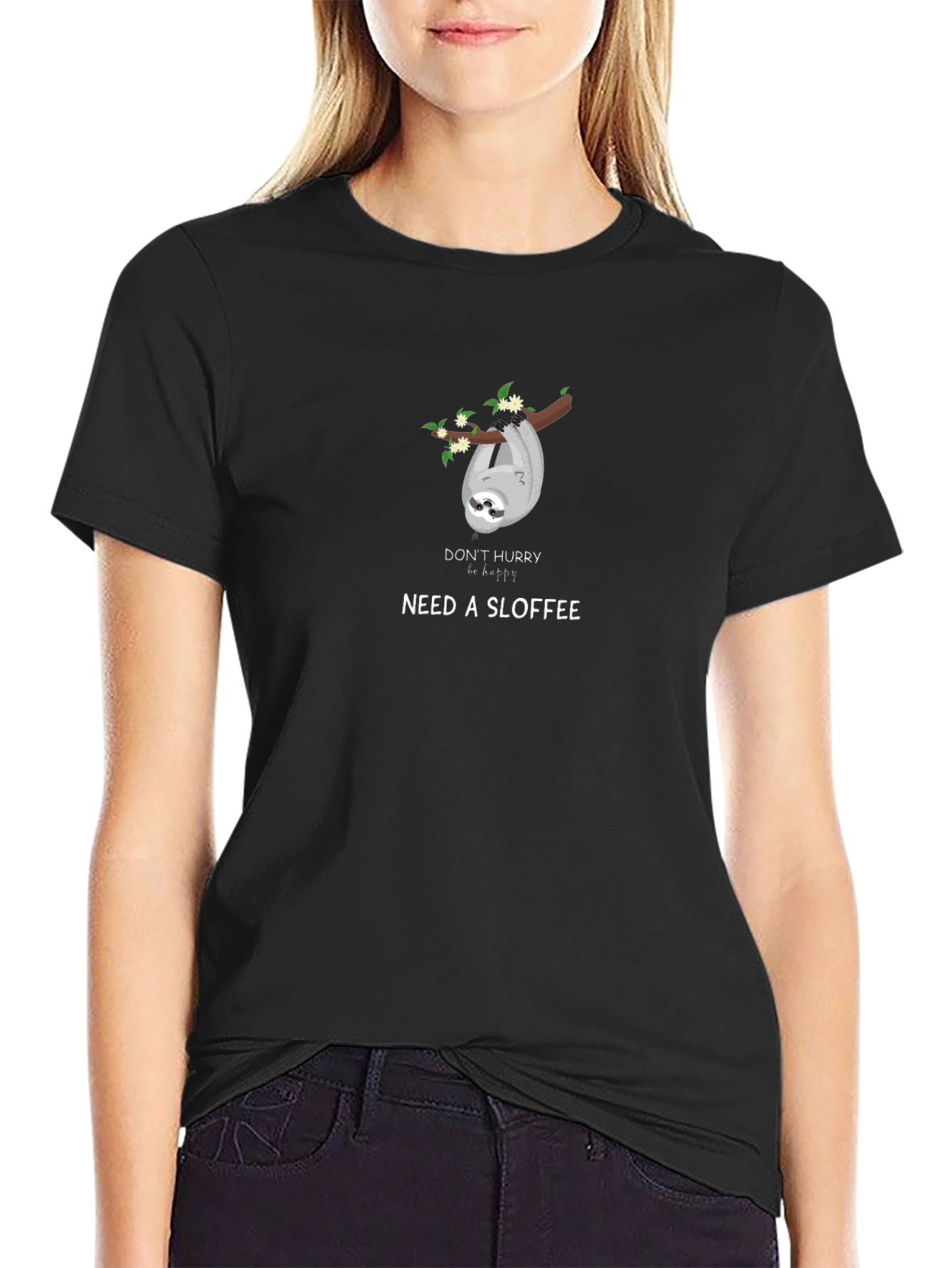Sloth Sloffee Graphic T-Shirt - Relaxed Fit