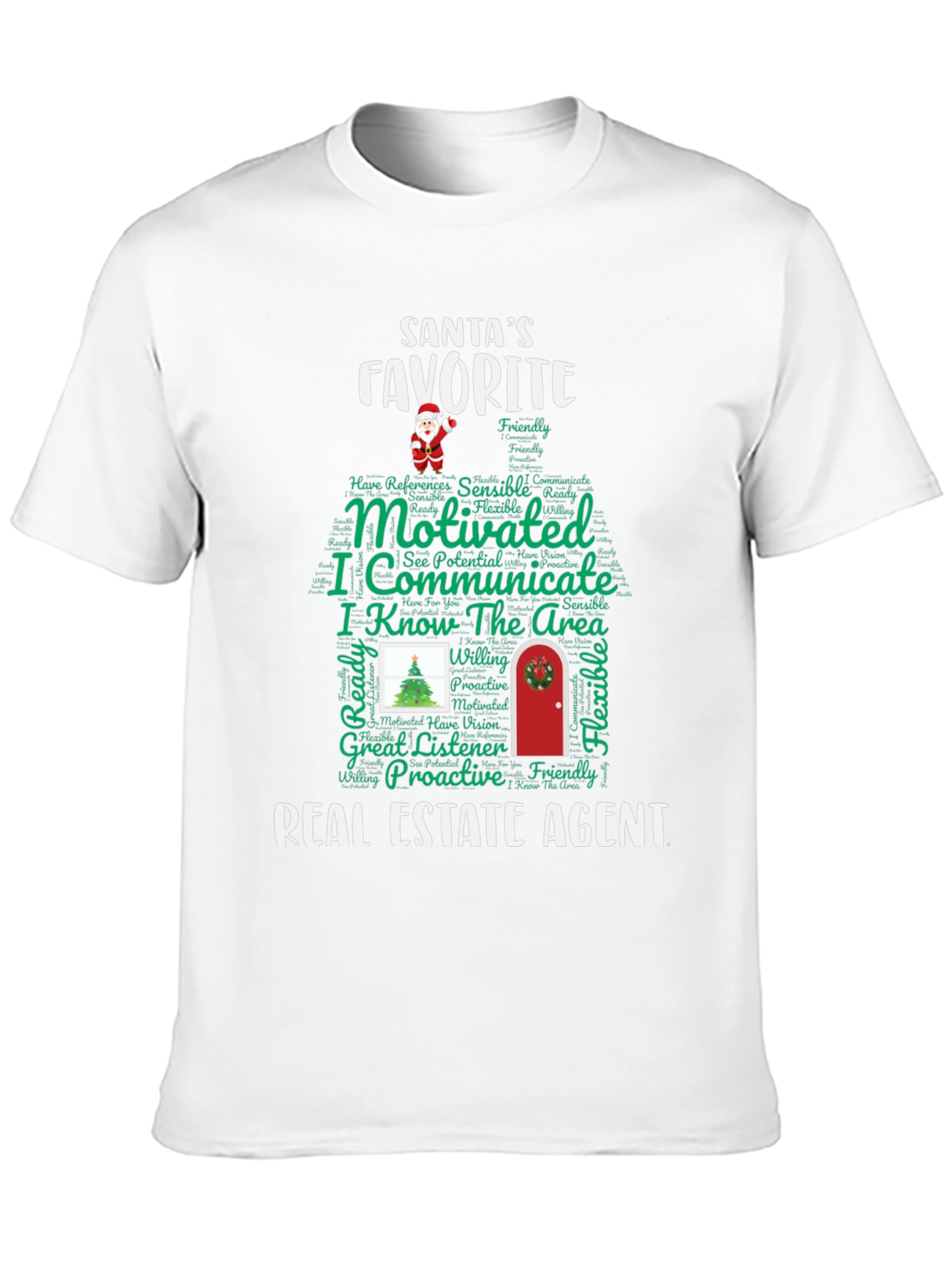Santas Favorite Real Estate Agent Tee