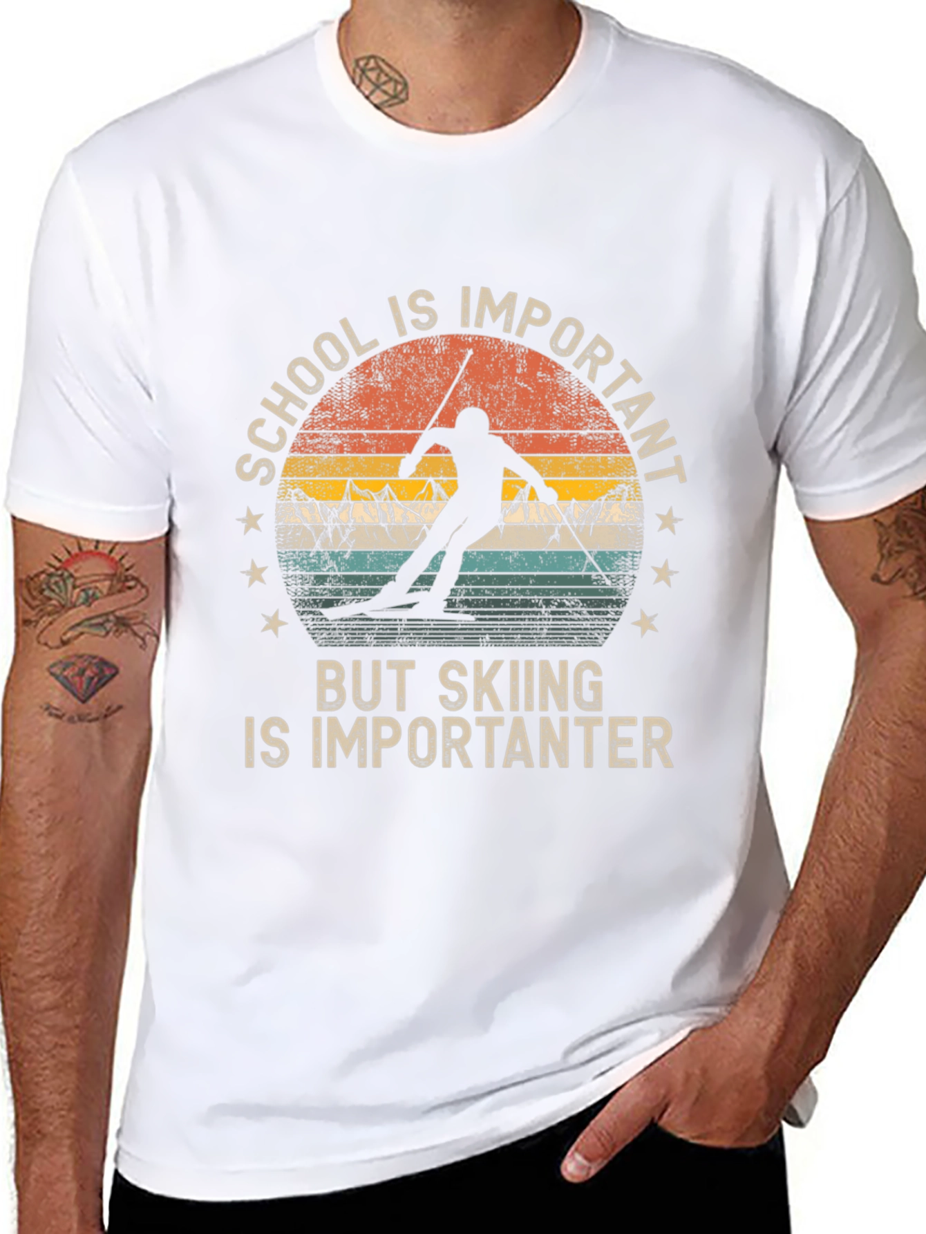 Skiing is Importanter T-Shirt