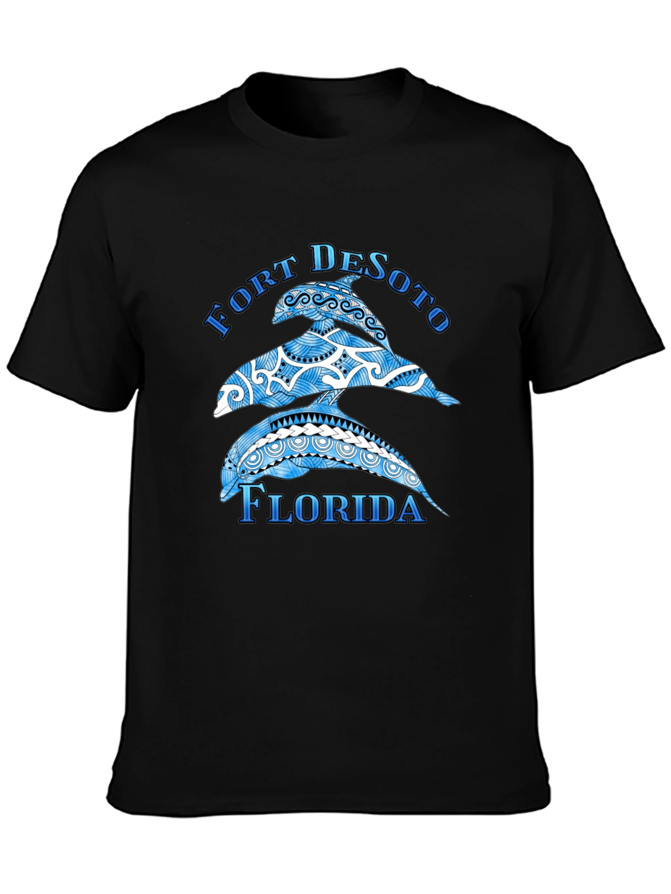 Fort DeSoto Florida Dolphin T-Shirt