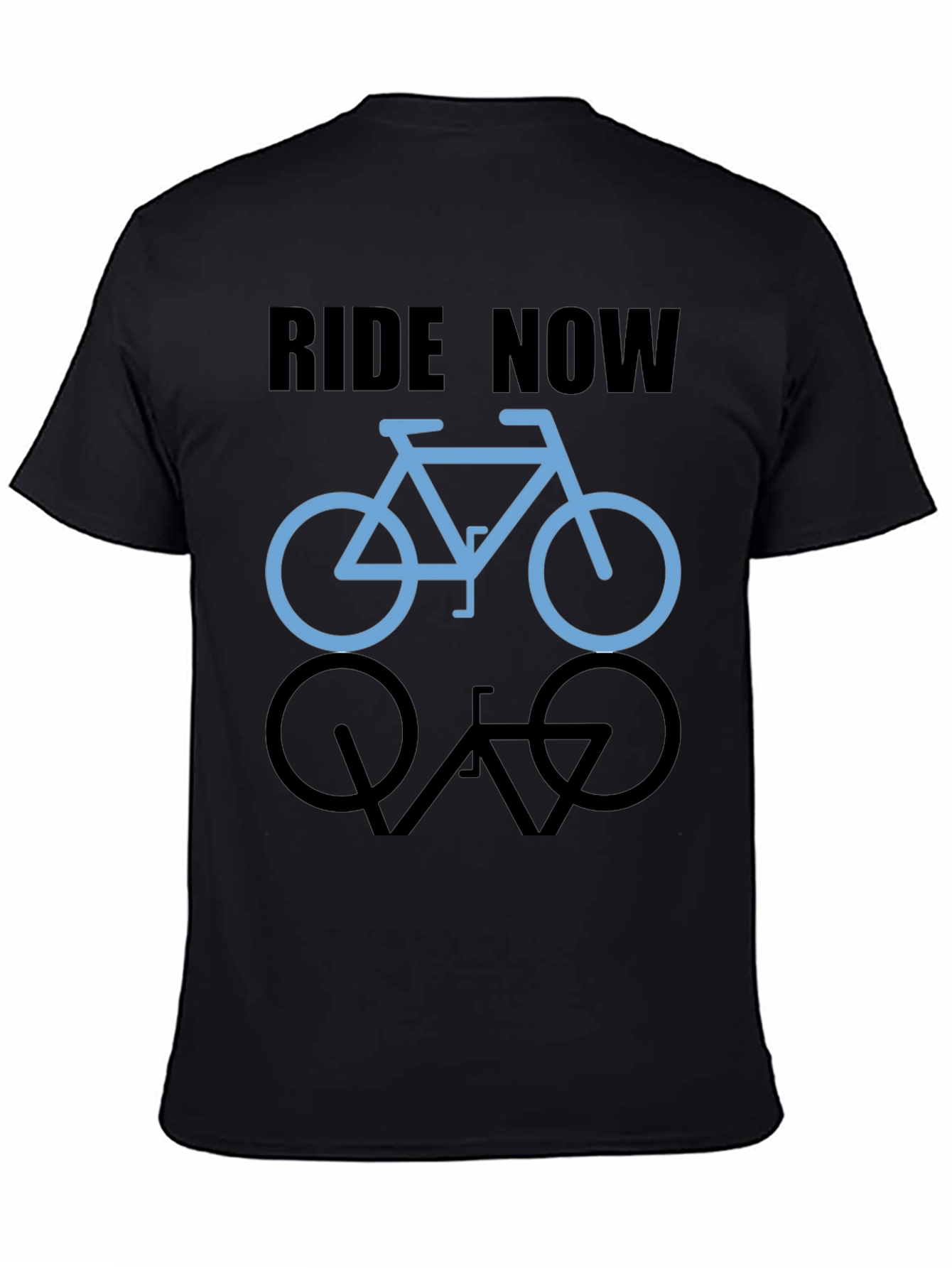Ride Now Graphic Tee - Bicycle Design