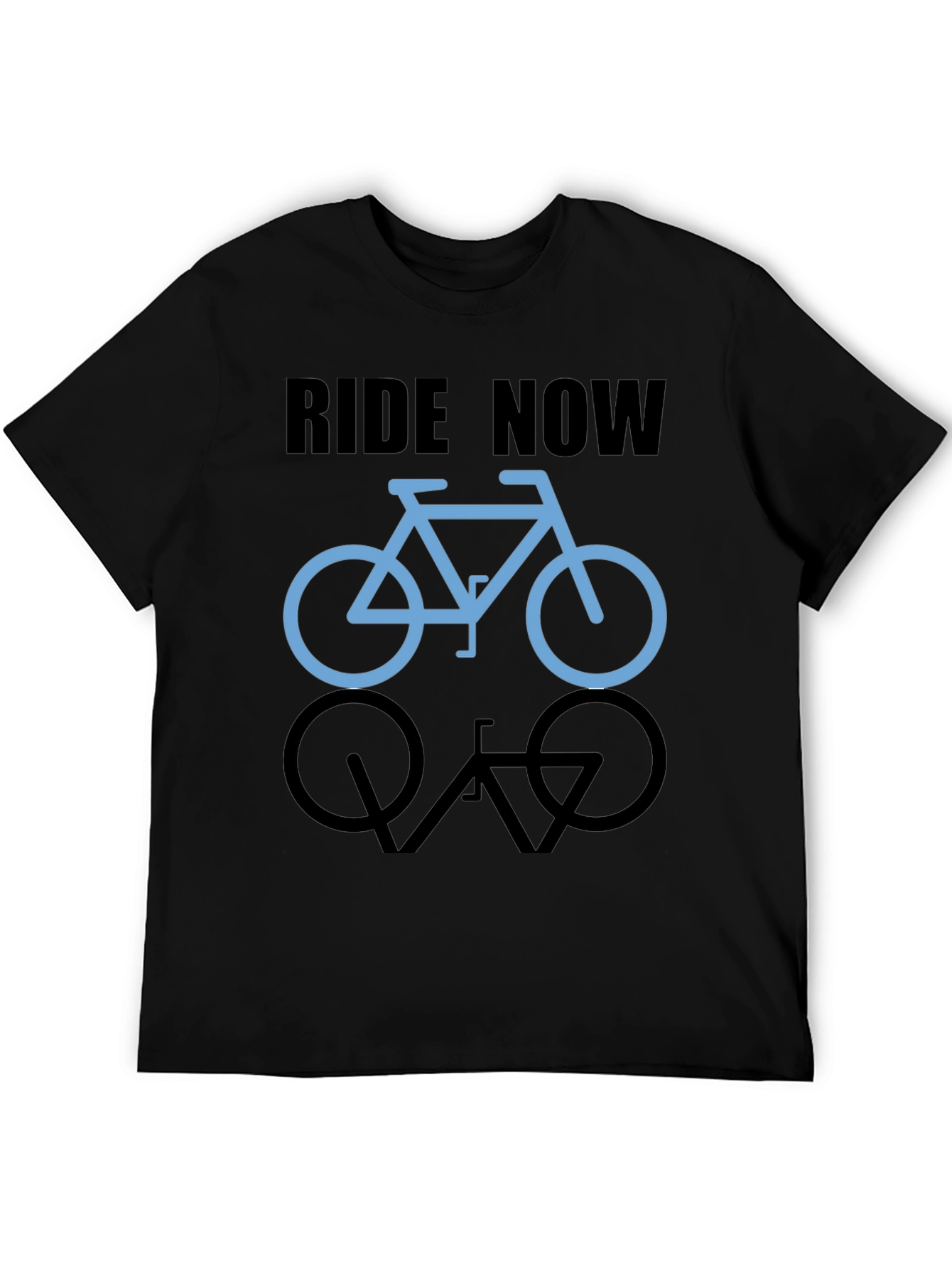Ride Now Graphic Tee - Bicycle Design