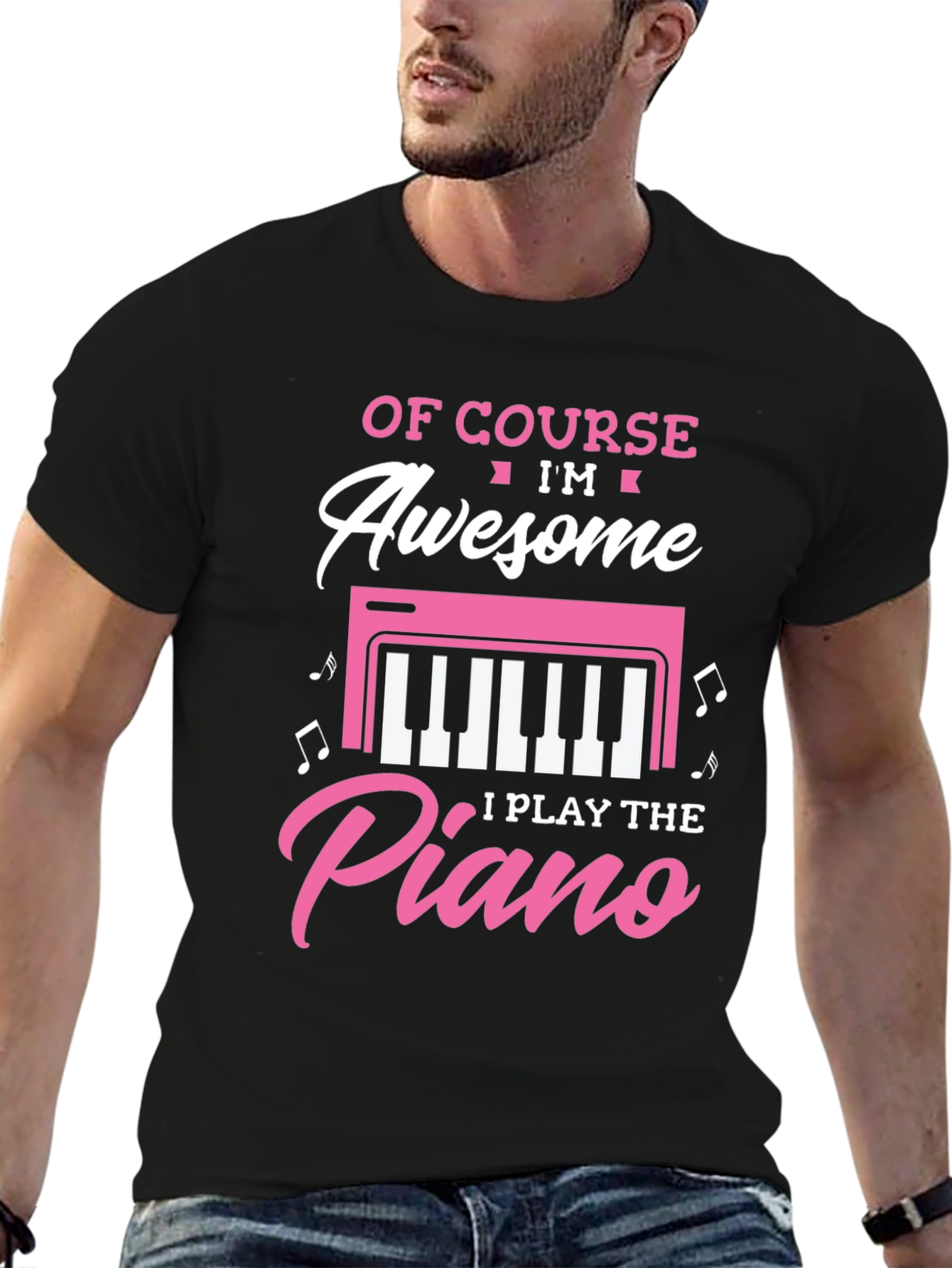 Awesome I Play the Piano T-Shirt