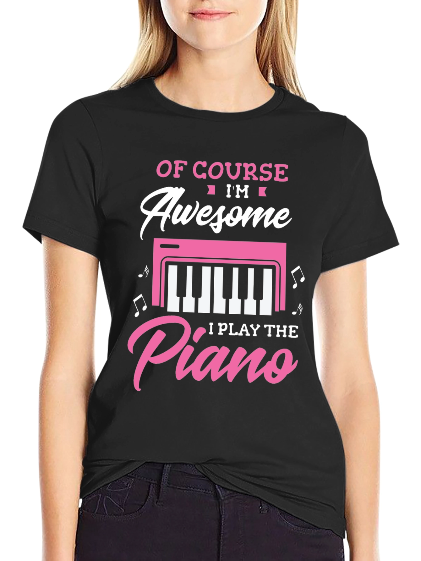 Awesome I Play the Piano T-Shirt