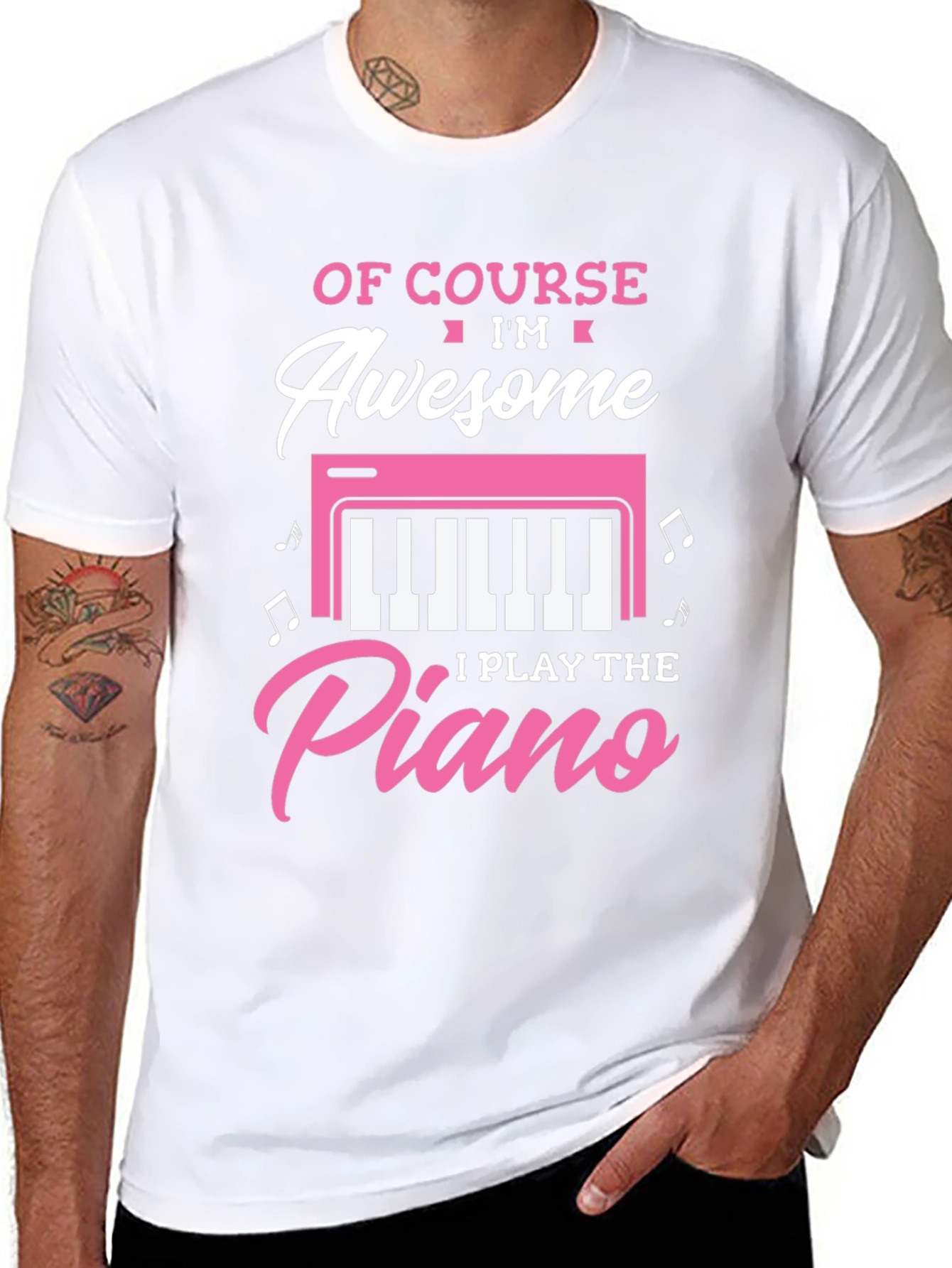 Awesome I Play the Piano T-Shirt