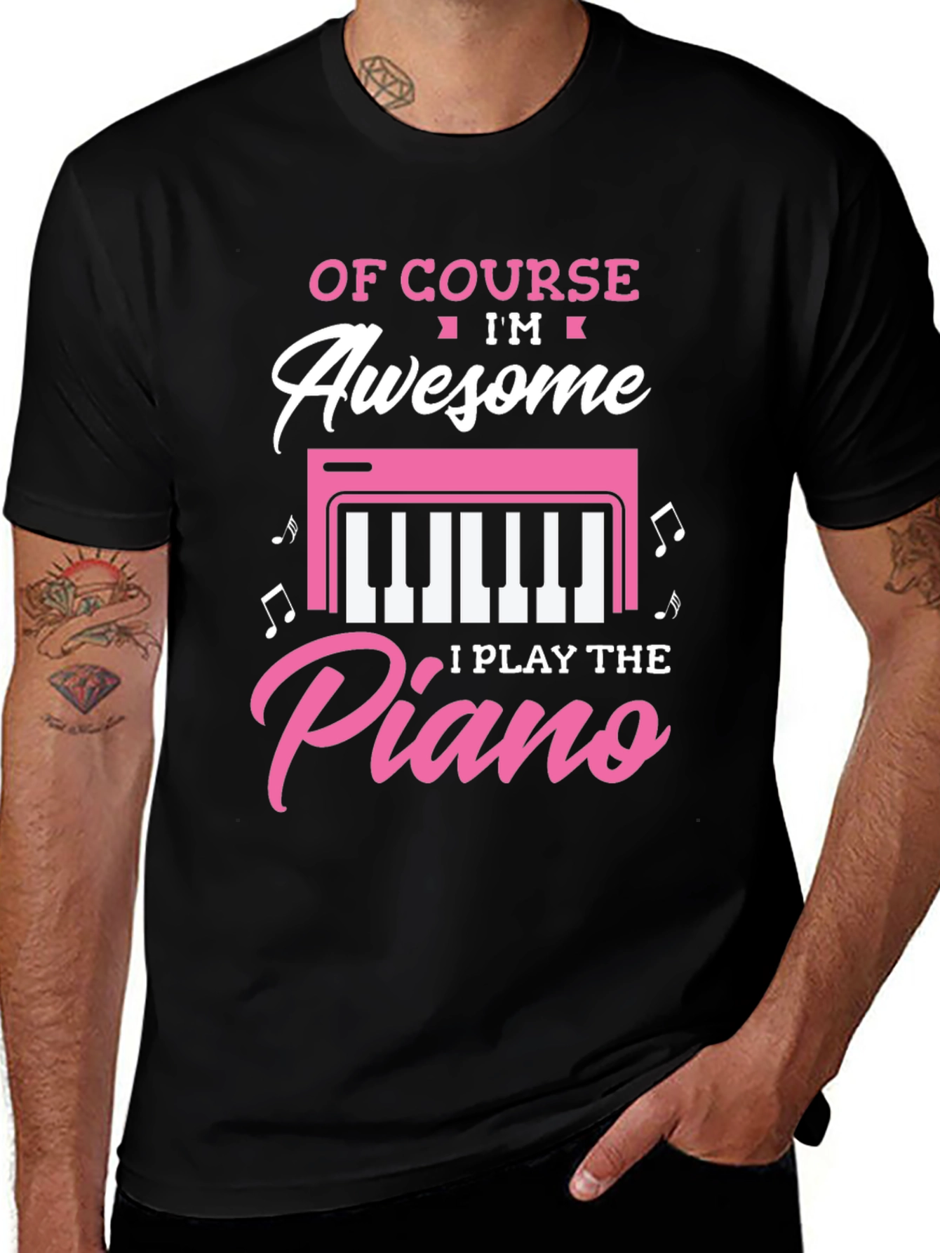 Awesome I Play the Piano T-Shirt
