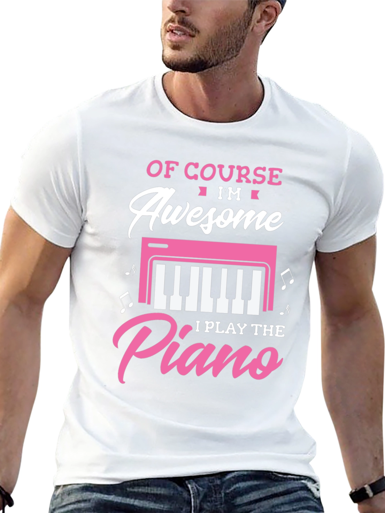 Awesome I Play the Piano T-Shirt