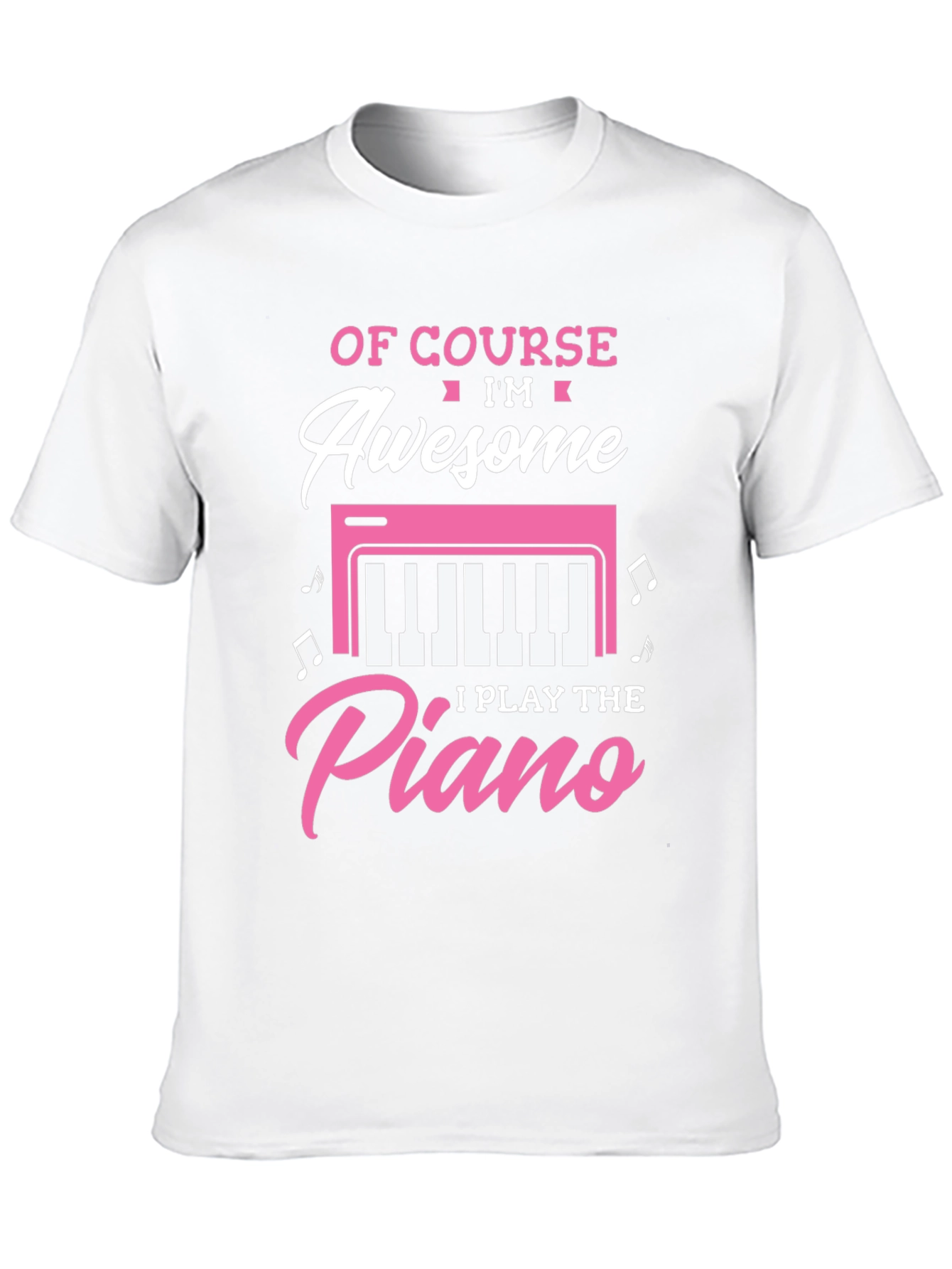 Awesome I Play the Piano T-Shirt