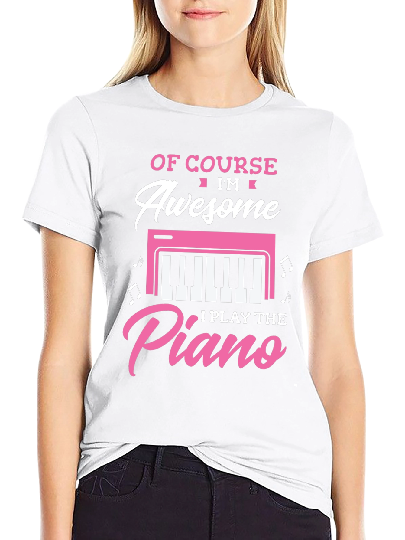 Awesome I Play the Piano T-Shirt