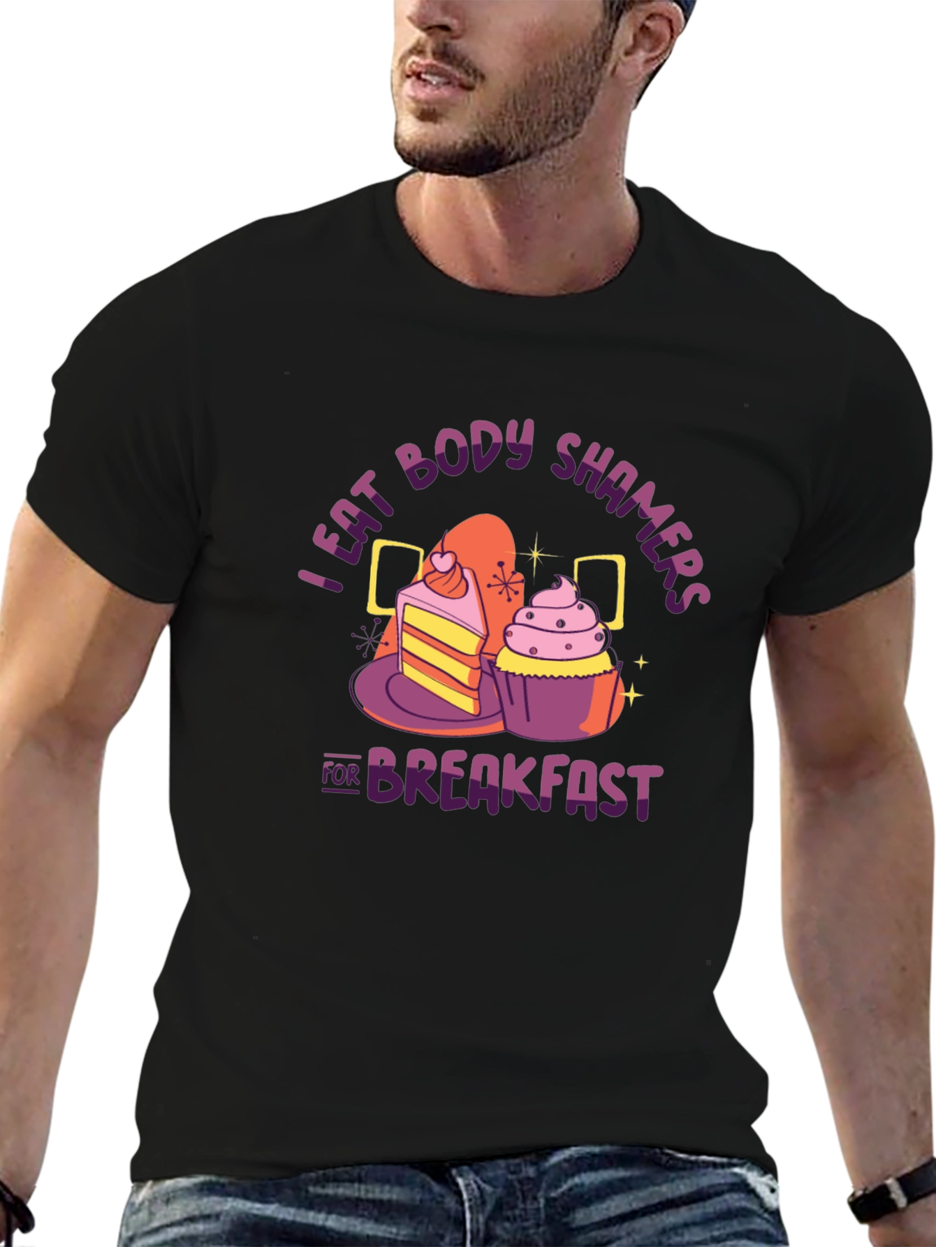 I Eat Body Shamers for Breakfast Graphic Tee