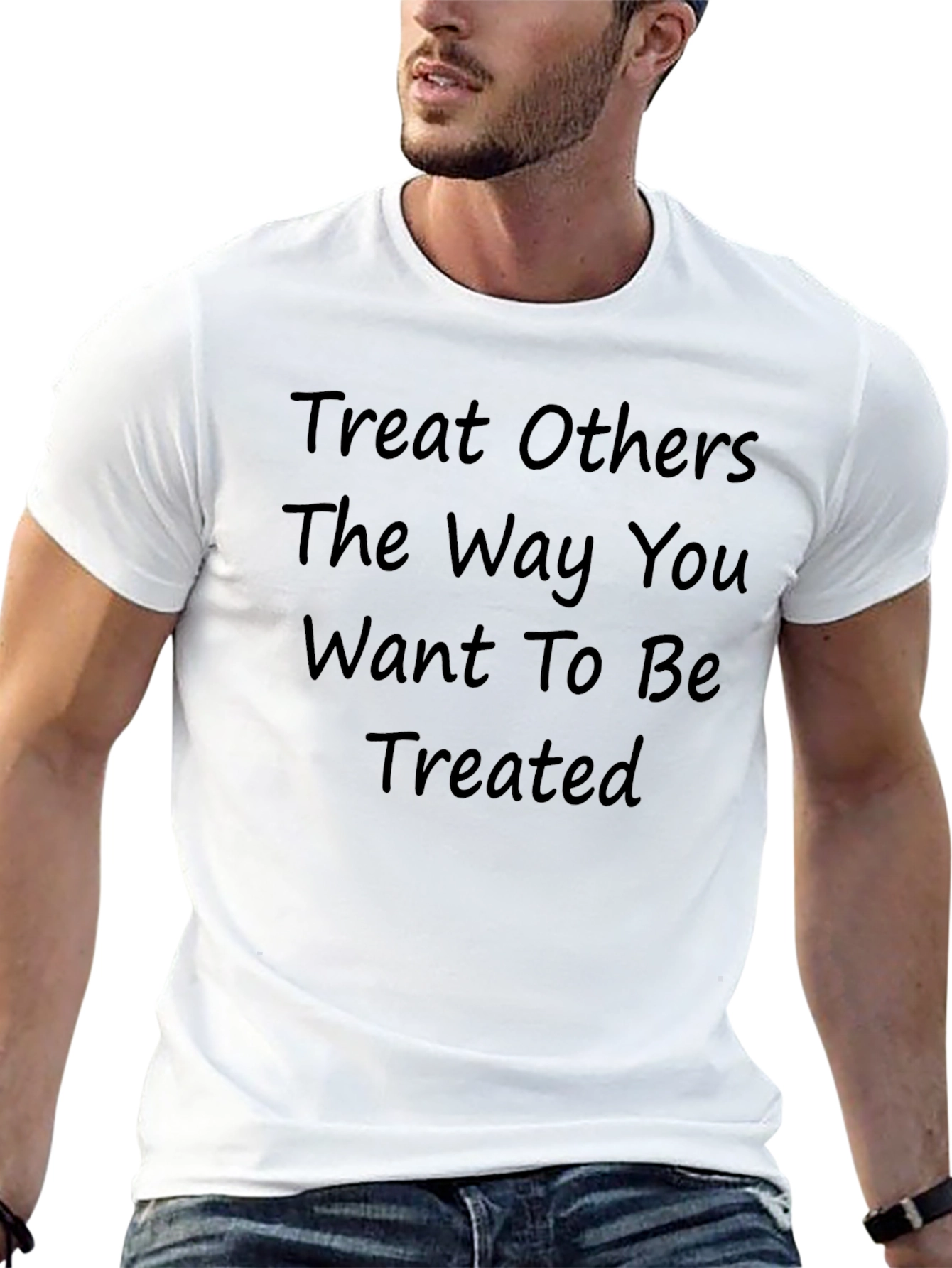 Treat Others T-Shirt - Black - Short Sleeve