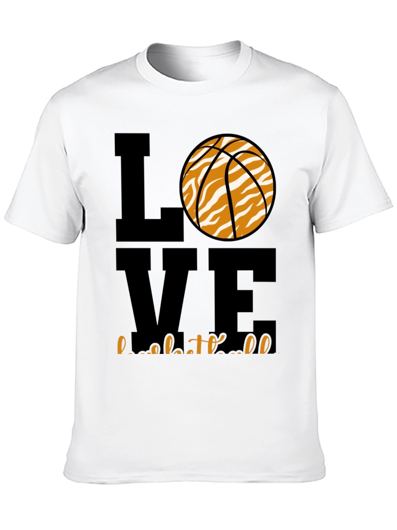 Love Basketball Graphic Tee - Stylish Mens T-Shirt