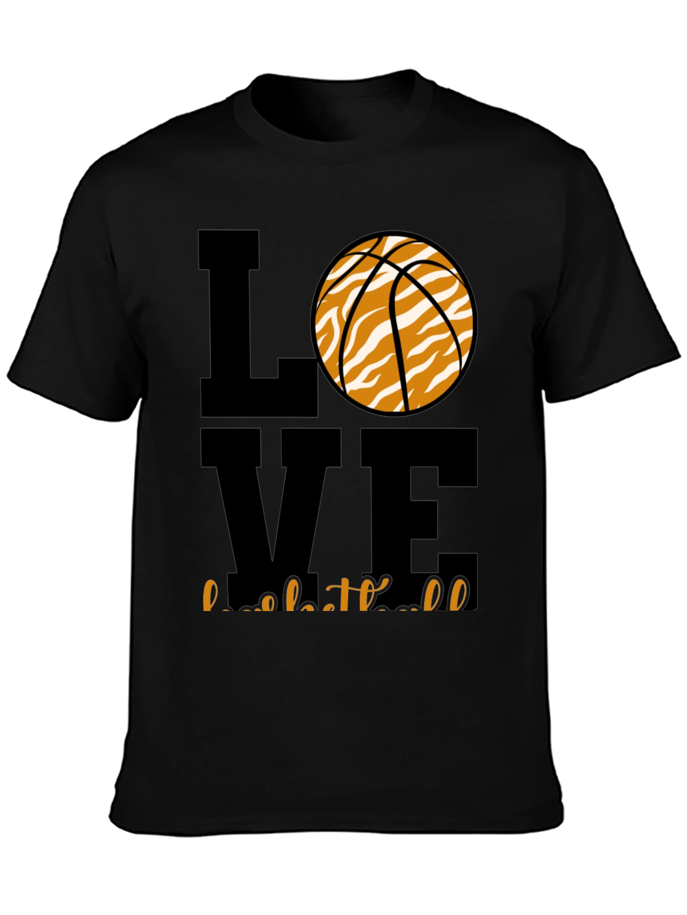 Love Basketball Graphic Tee - Stylish Mens T-Shirt