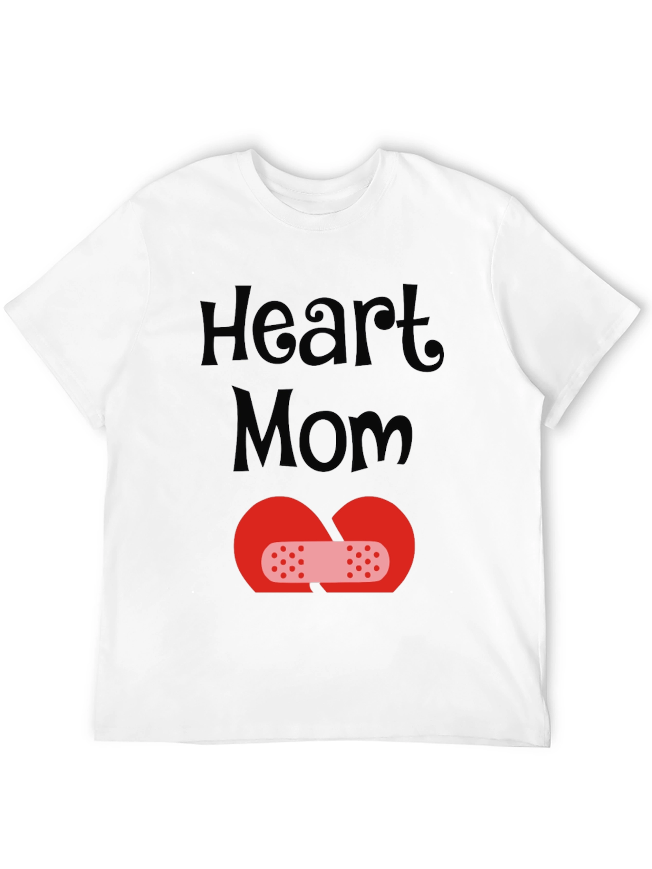 Heart Mom T-Shirt - Broken Heart Design