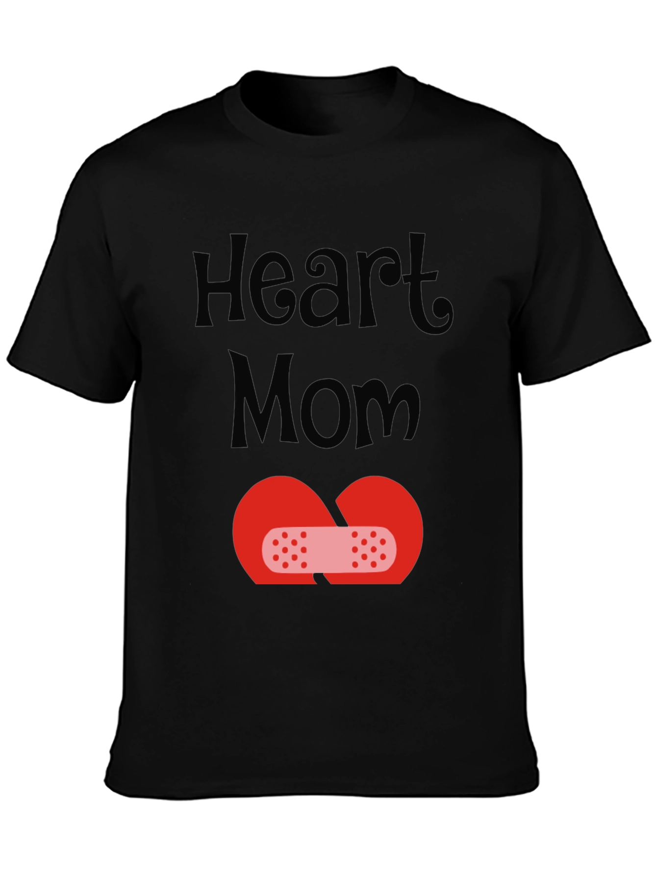 Heart Mom T-Shirt - Broken Heart Design