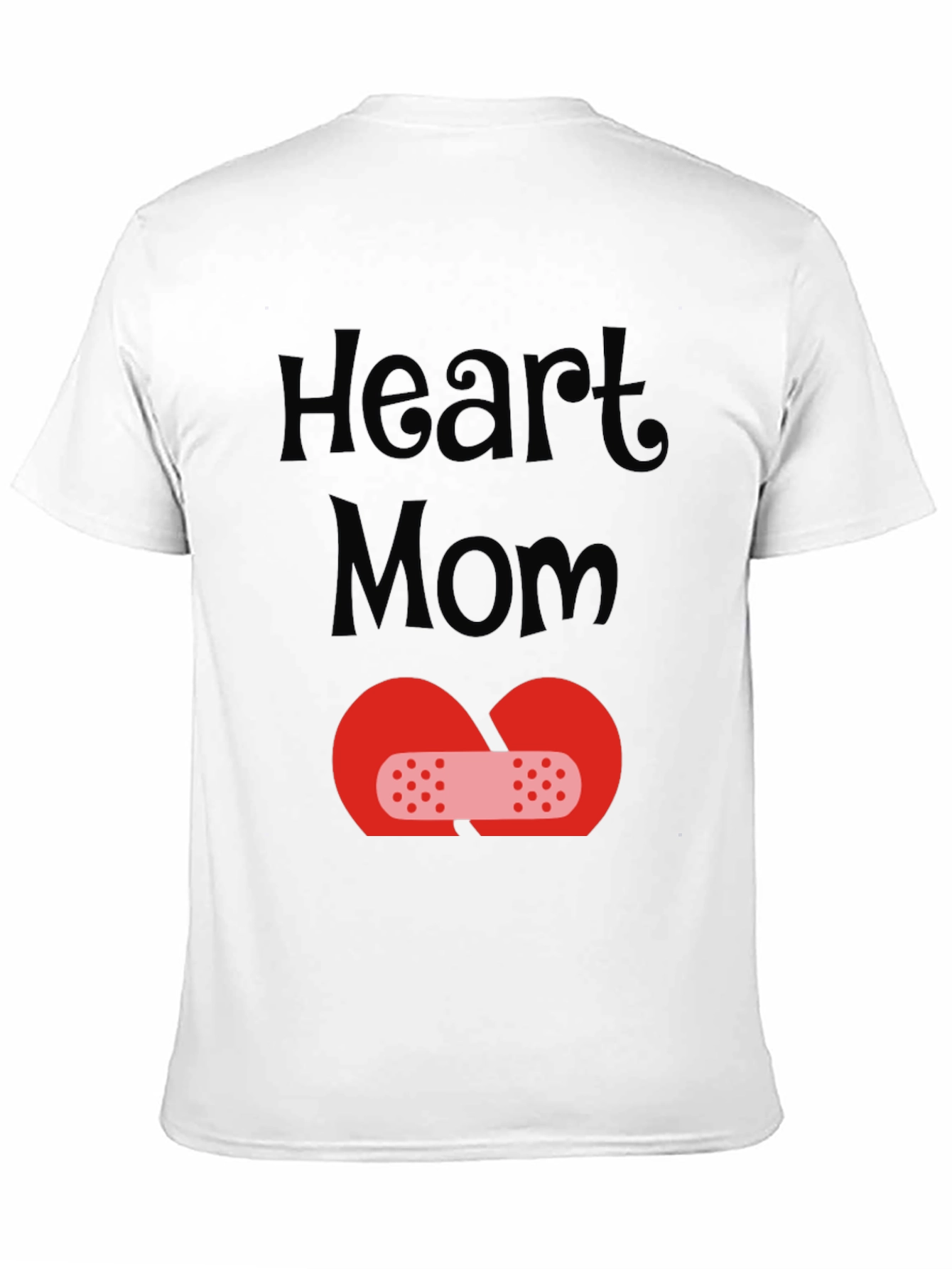 Heart Mom T-Shirt - Broken Heart Design