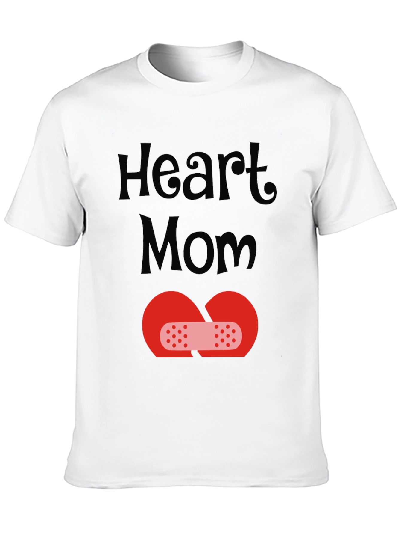 Heart Mom T-Shirt - Broken Heart Design