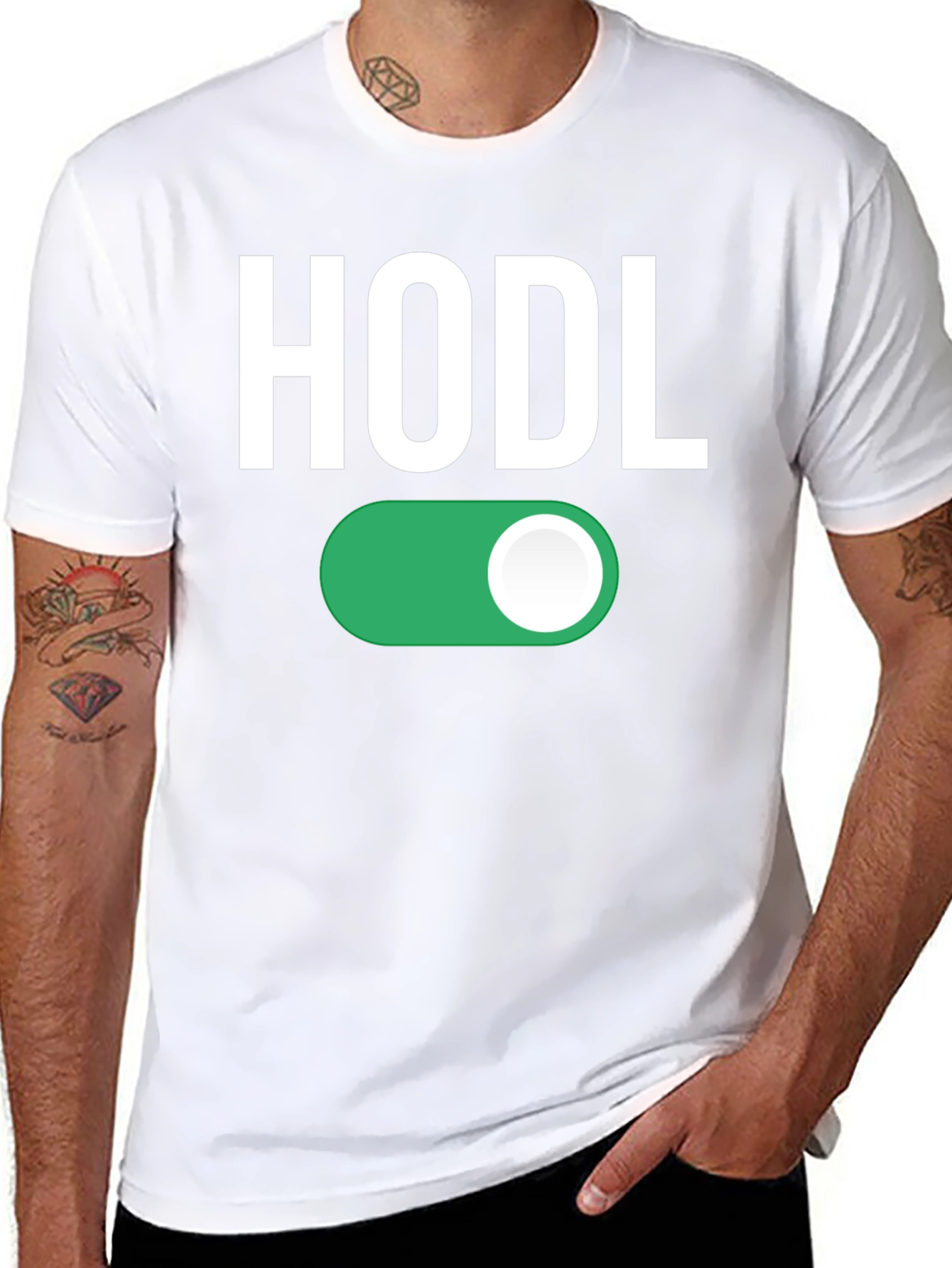 HODL Crypto T-Shirt - Bitcoin Cryptocurrency Investor