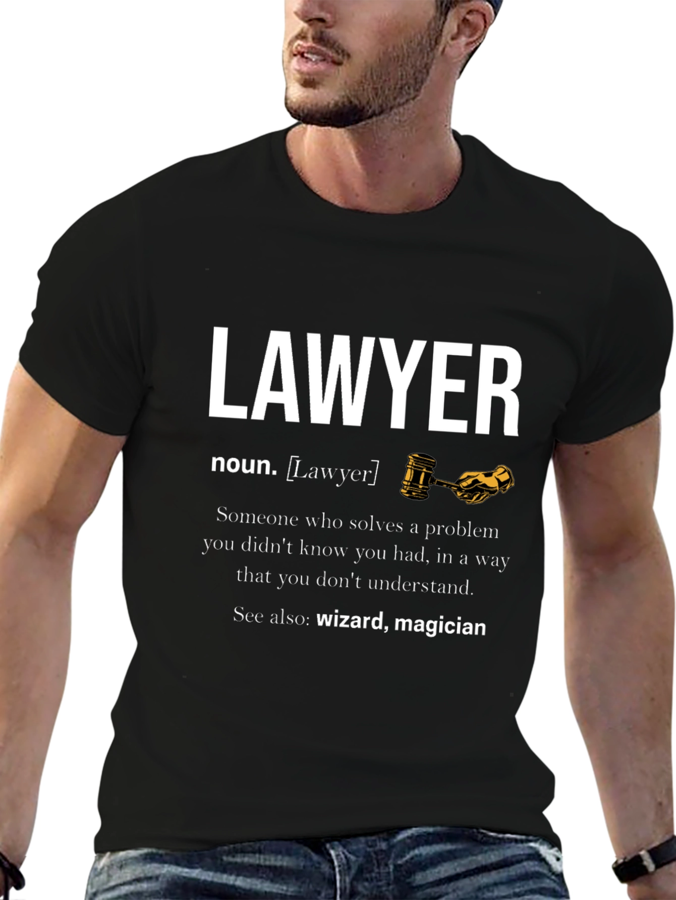 Lawyer Definition T-Shirt - Wizard Magician Attorney
