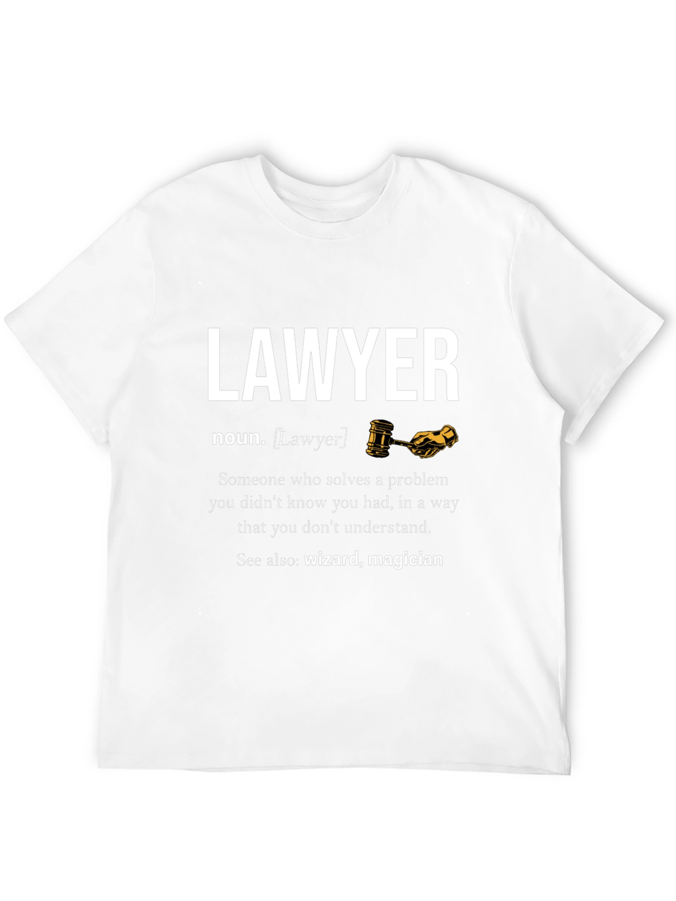 Lawyer Definition T-Shirt - Wizard Magician Attorney