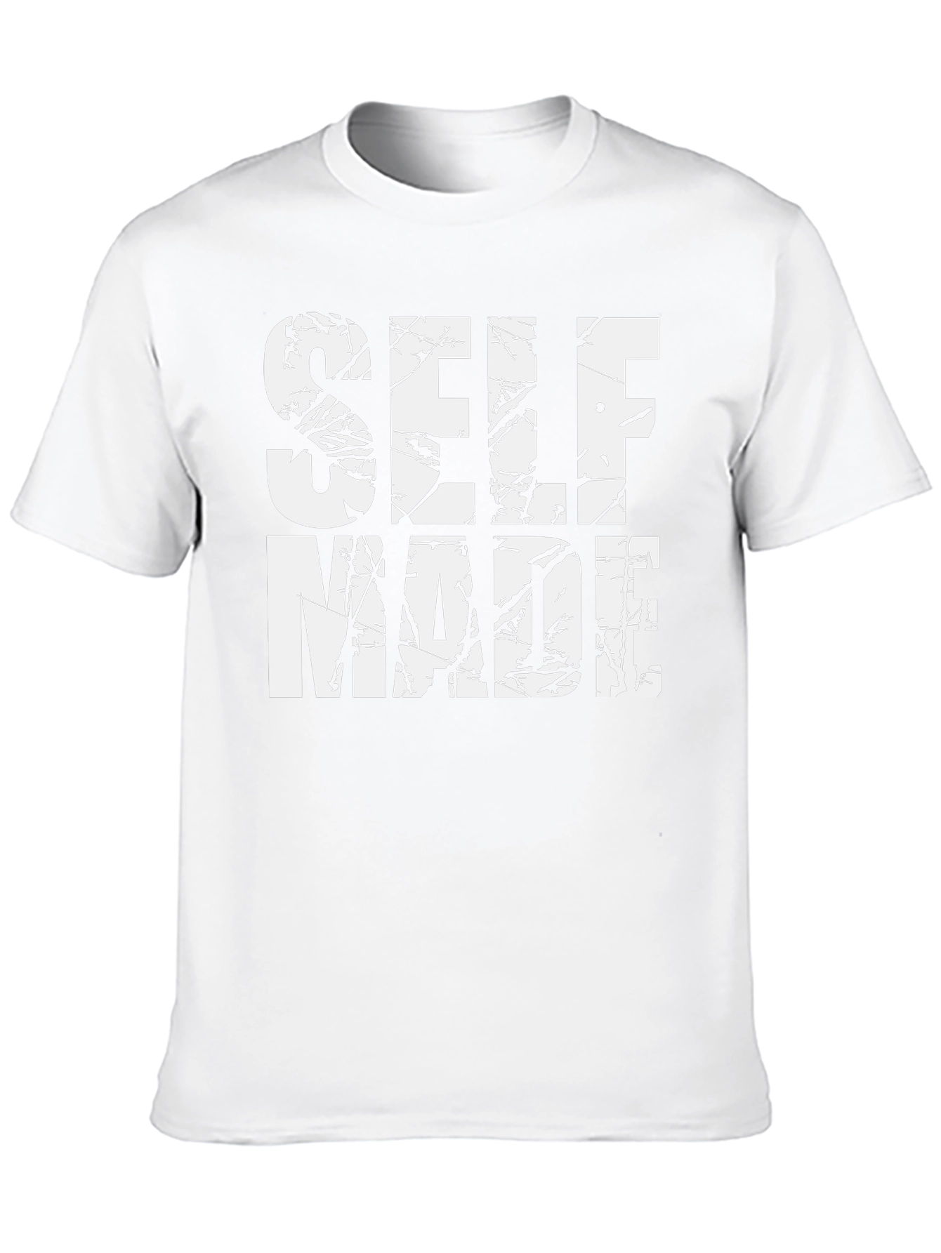 Self Made Graphic Tee - Black Casual T-Shirt