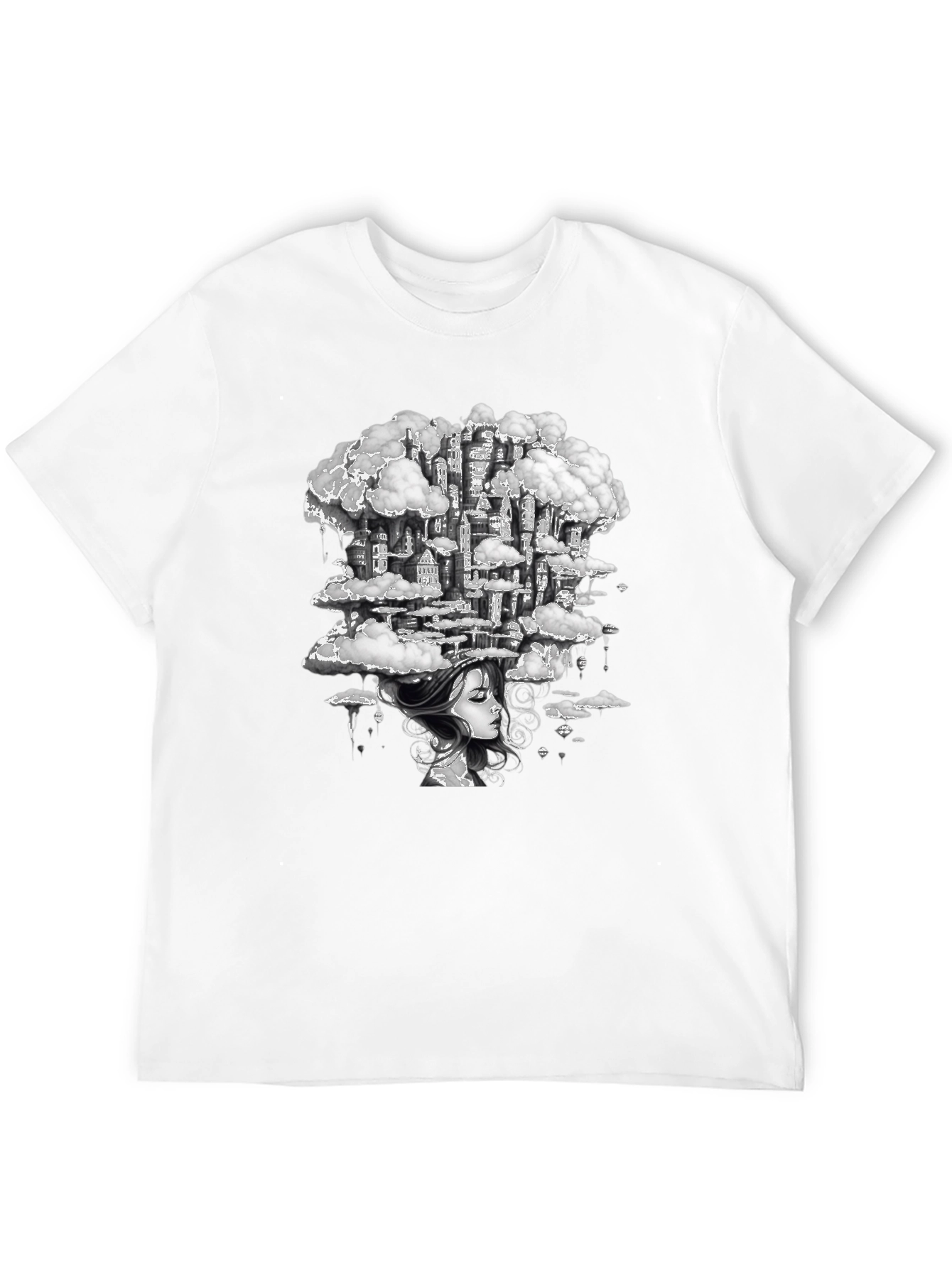 Dreamscape City Black Graphic Tee