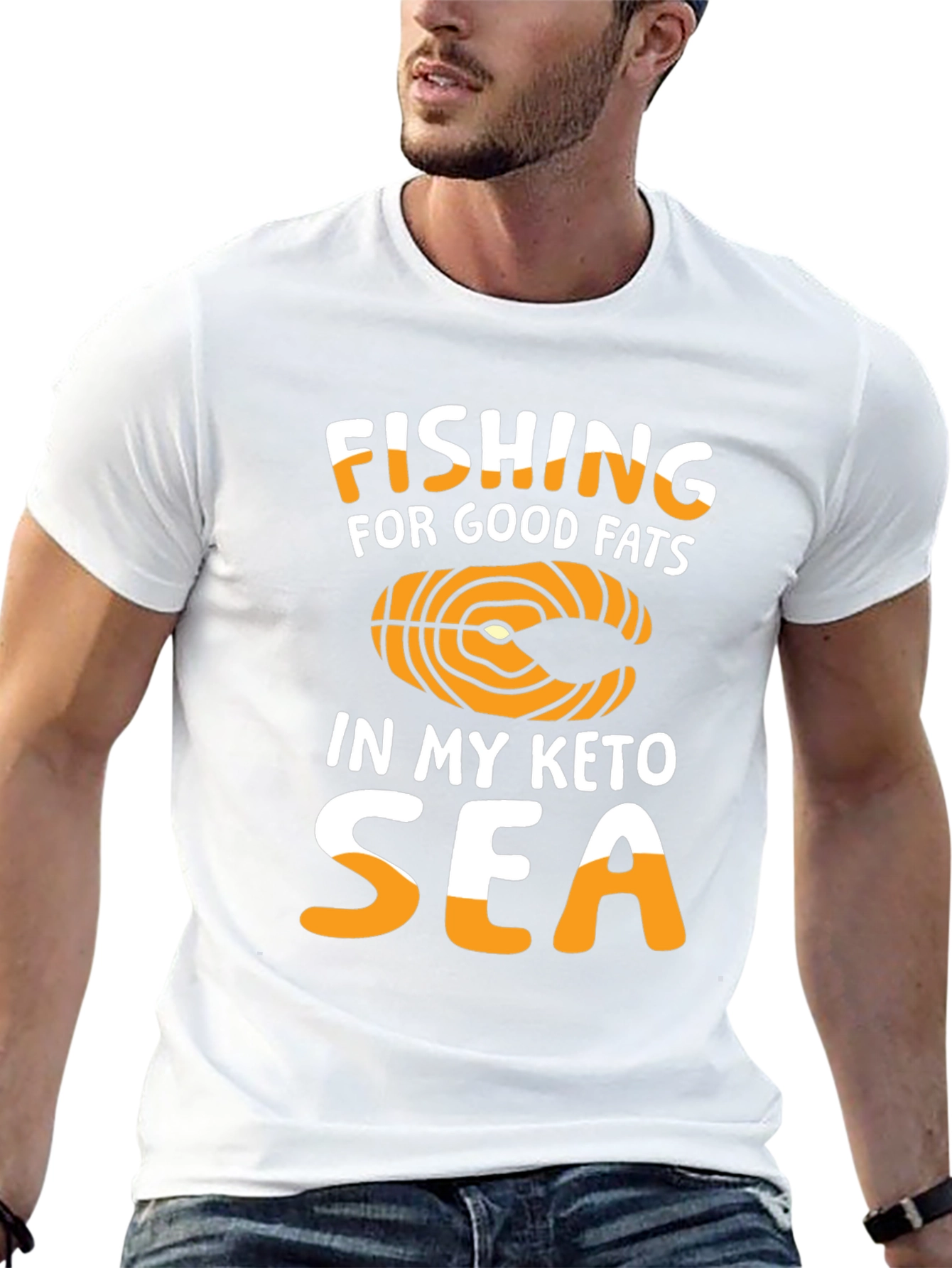 Fishing for Good Fats Keto T-Shirt