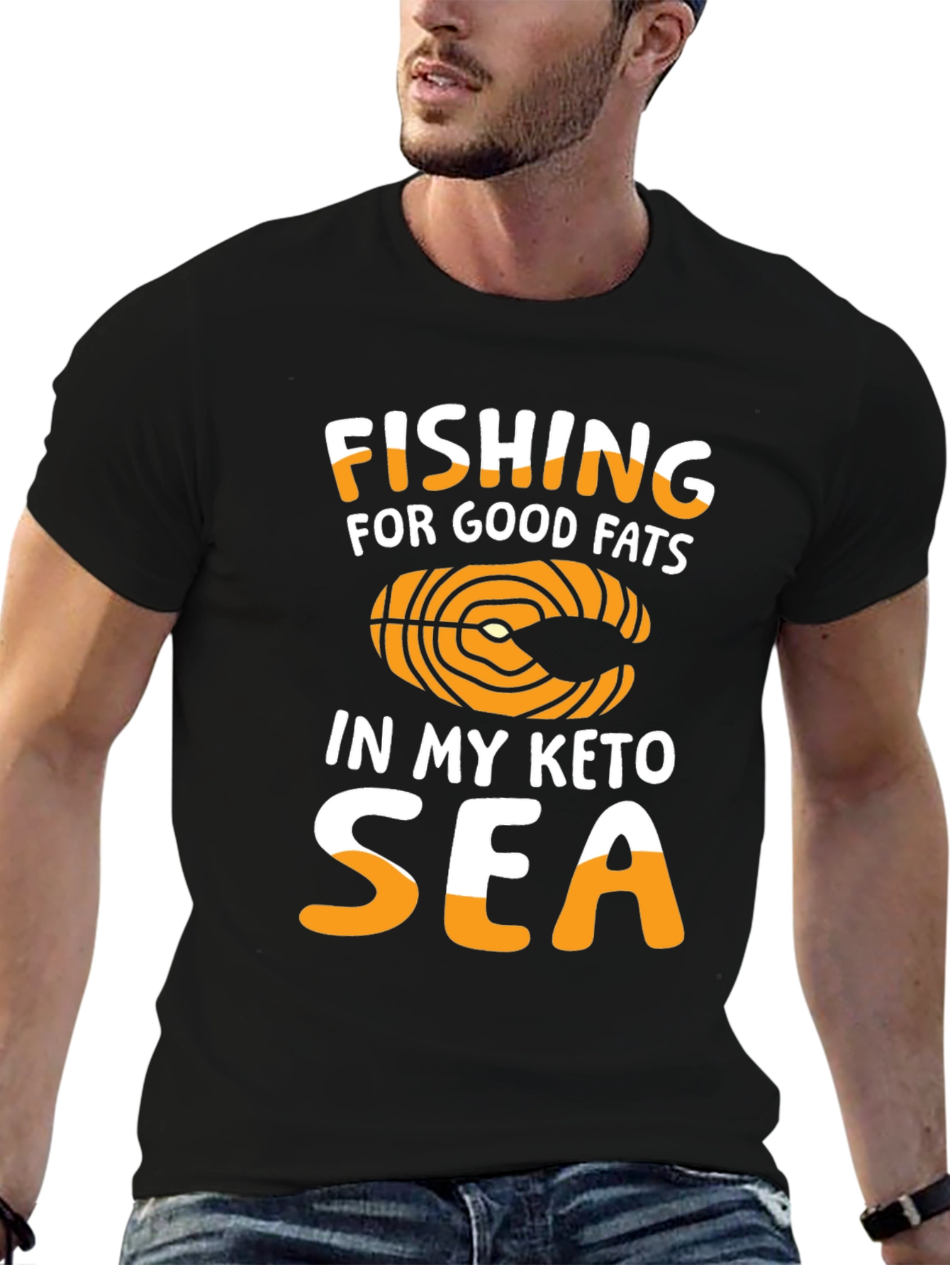 Fishing for Good Fats Keto T-Shirt