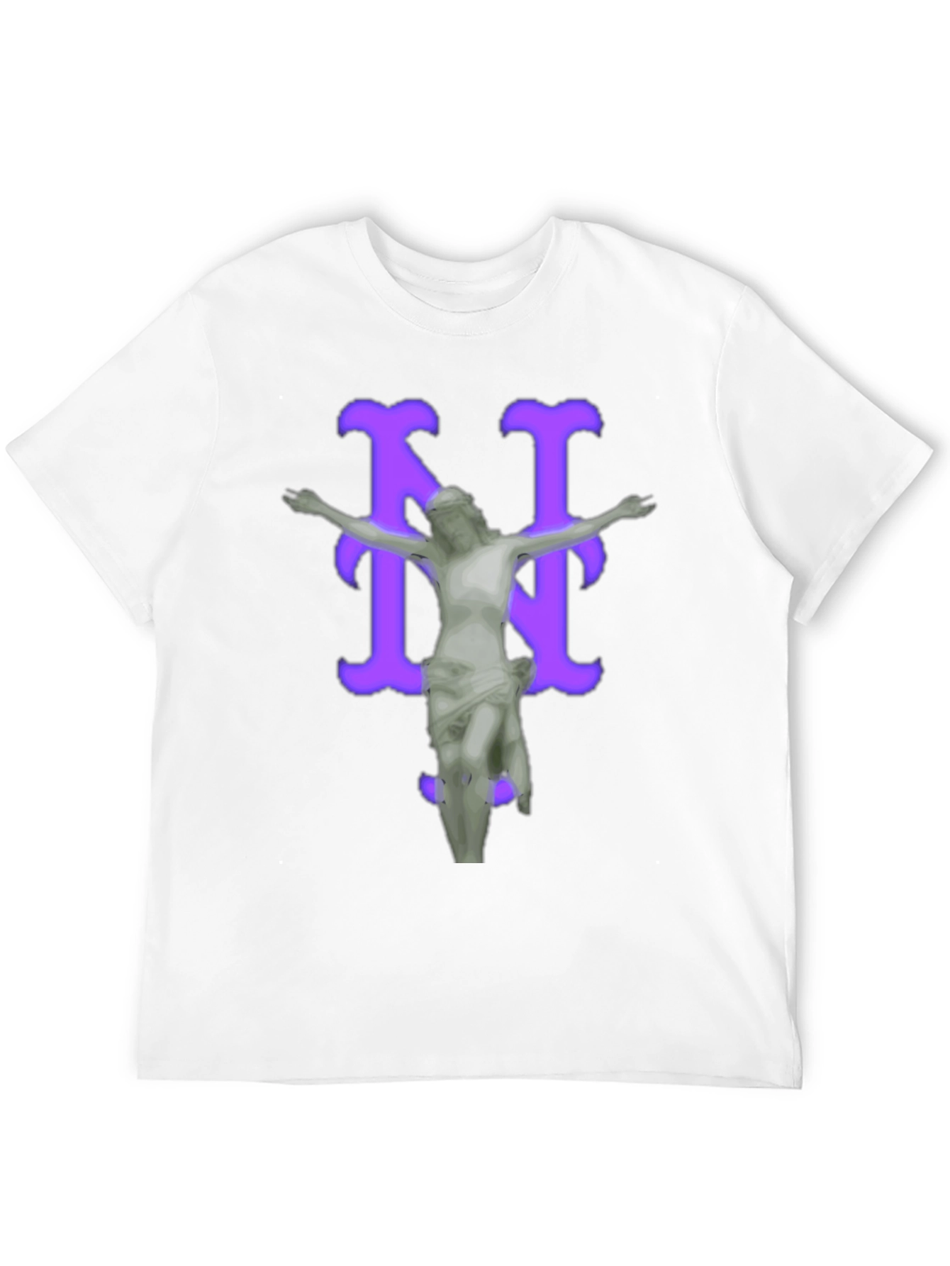 Artistic Graphic Tee - Statue Design