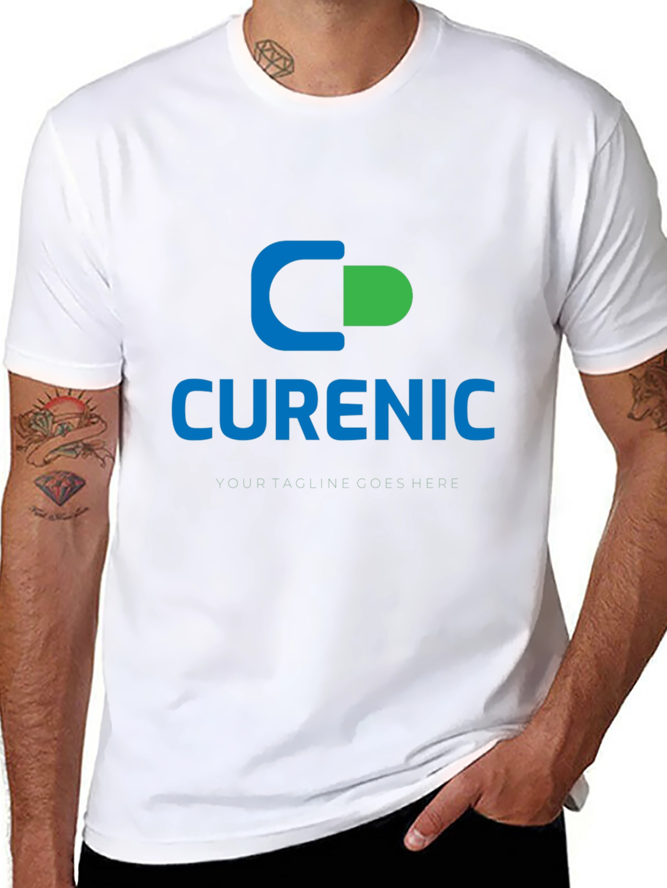 Curenic Logo Black T-Shirt