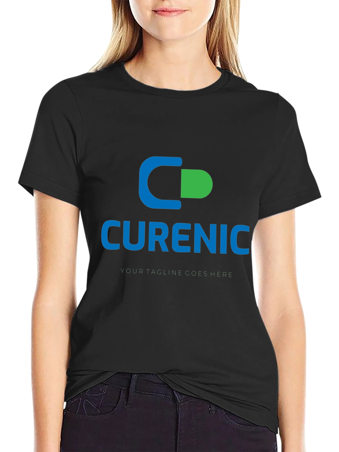 Curenic Logo Black T-Shirt