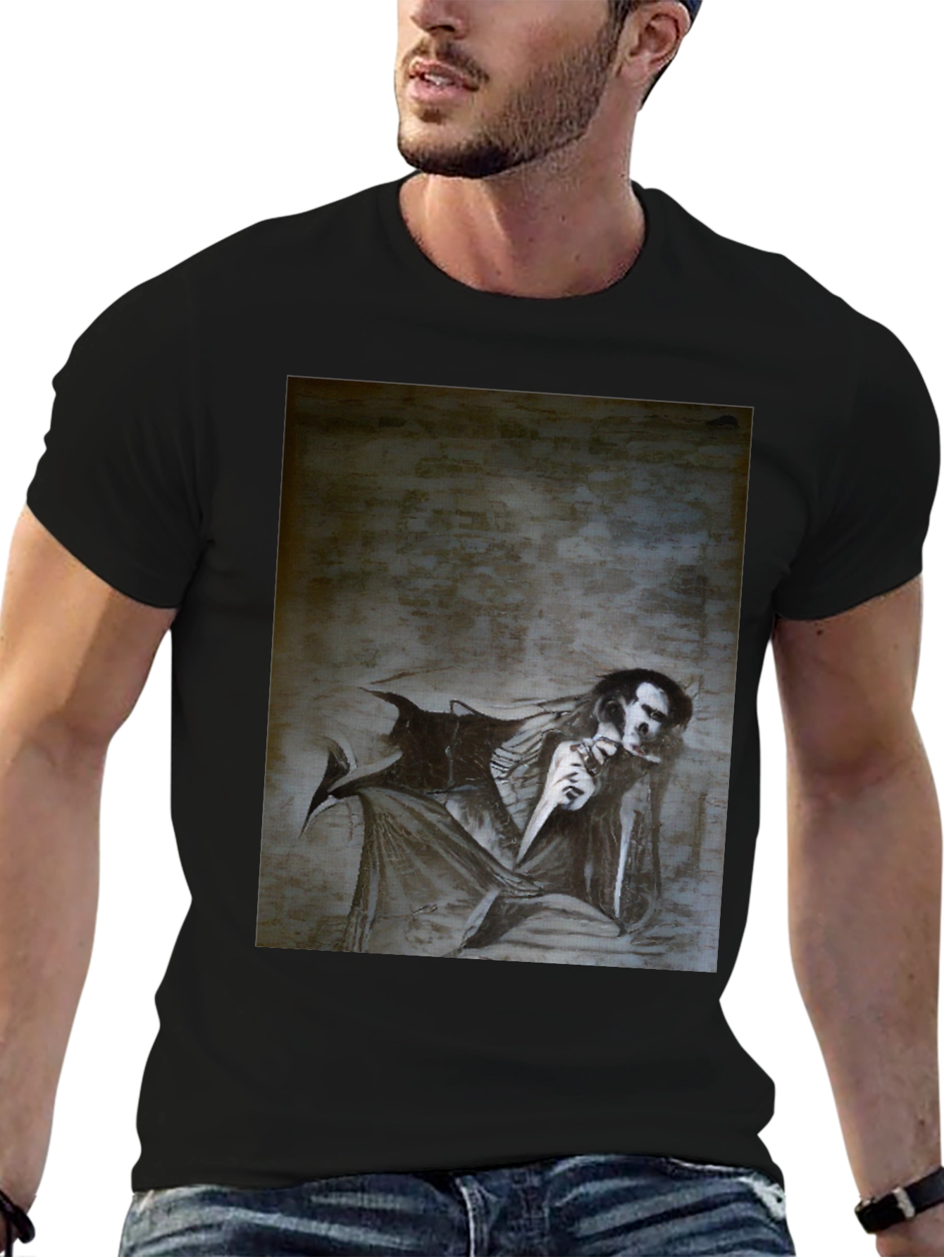 Dark Fantasy T-Shirt: Gothic Style Tee