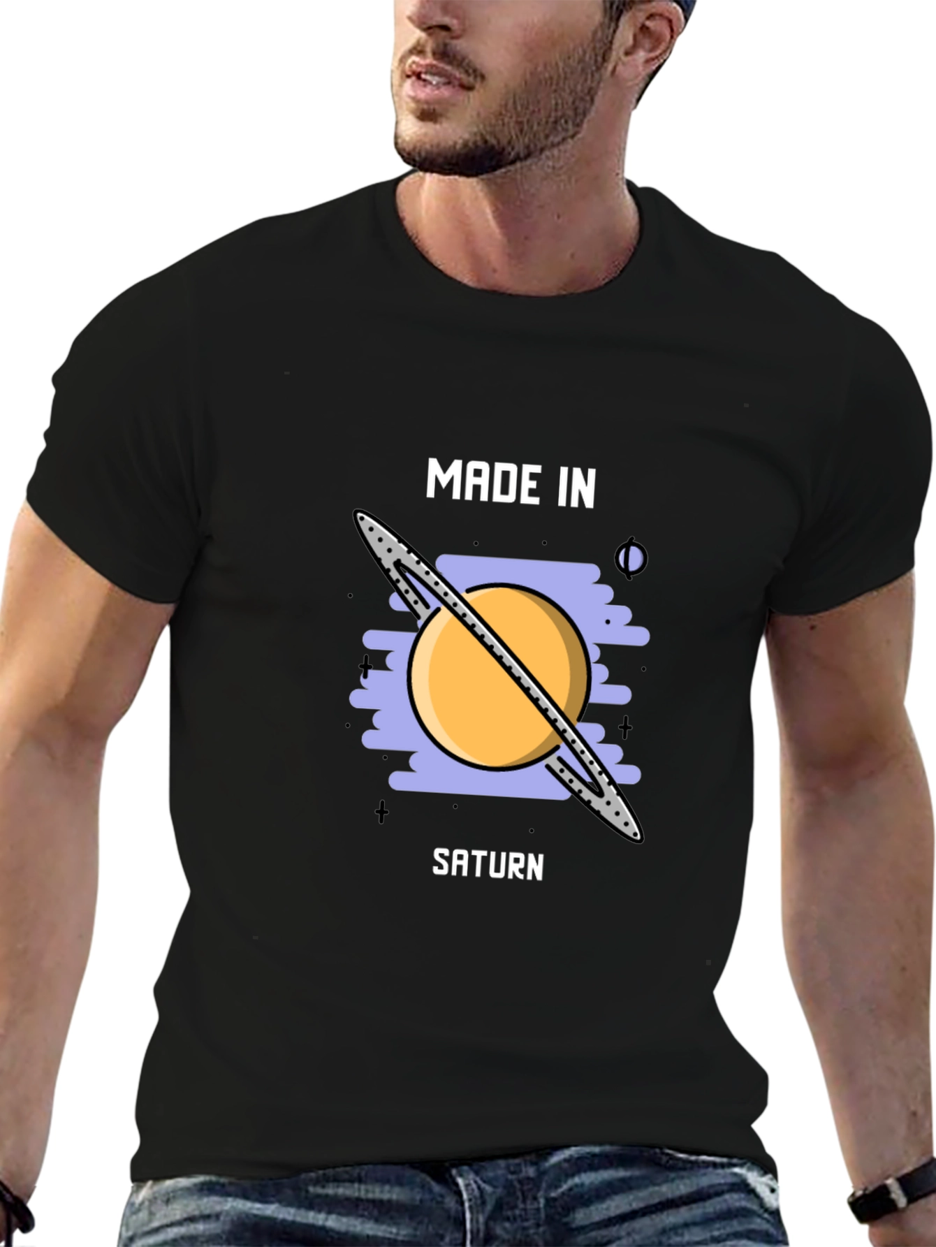 Made in Saturn Graphic T-Shirt