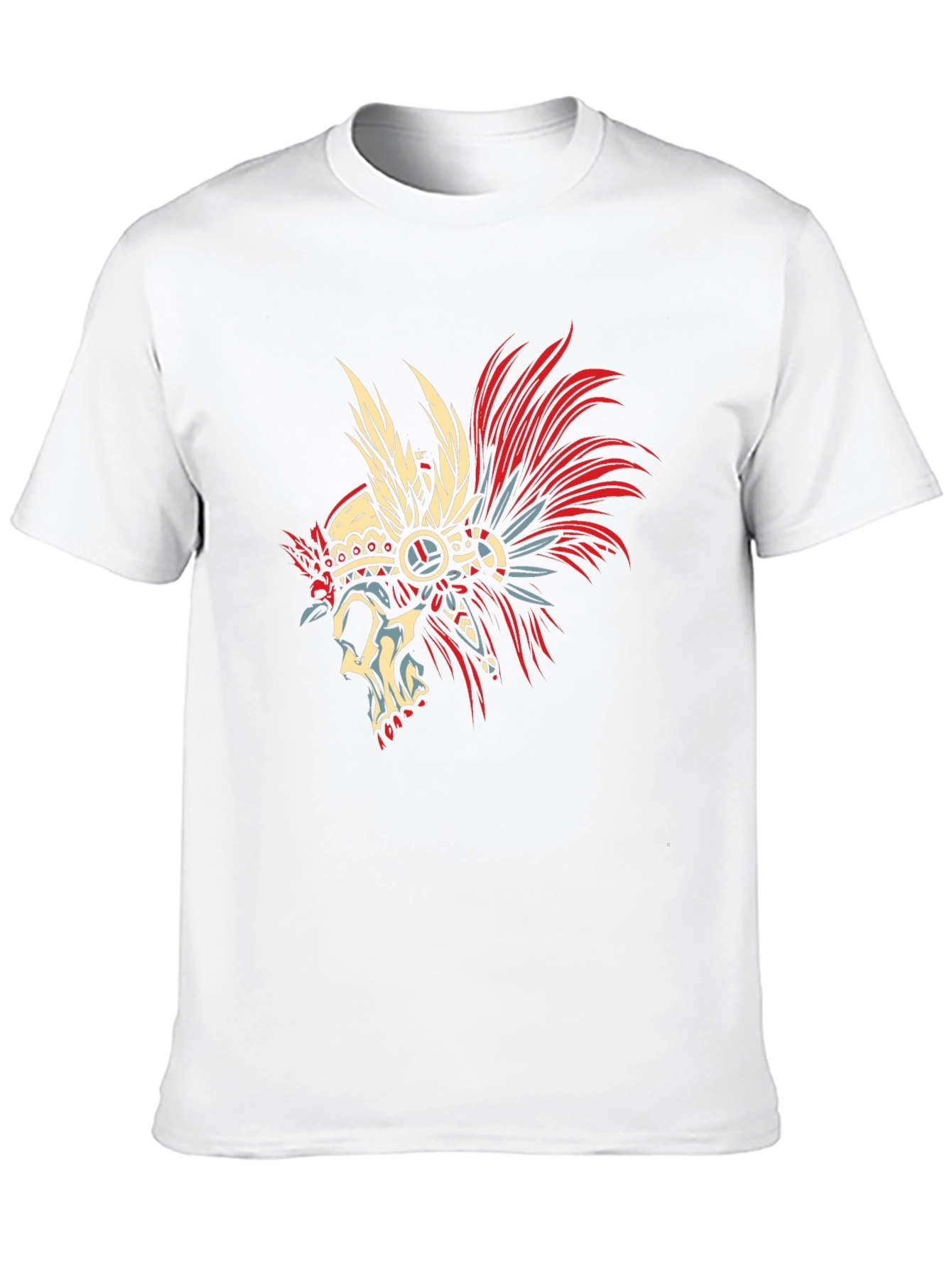 Skull Chief Black T-Shirt - Unique Graphic Tee