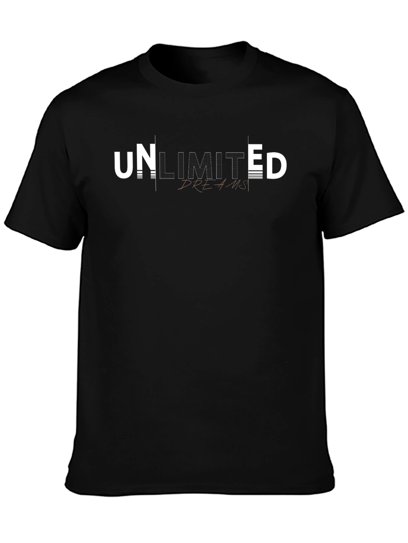 Unlimited Dreams Black Graphic Tee