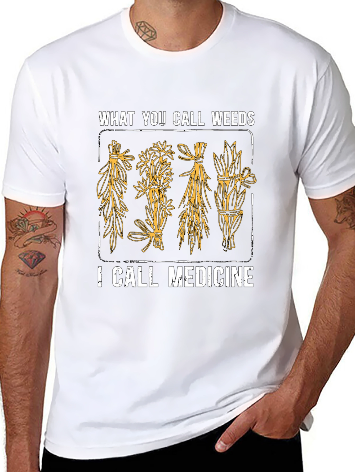 Weeds are Medicine T-Shirt - Herbalist Gift