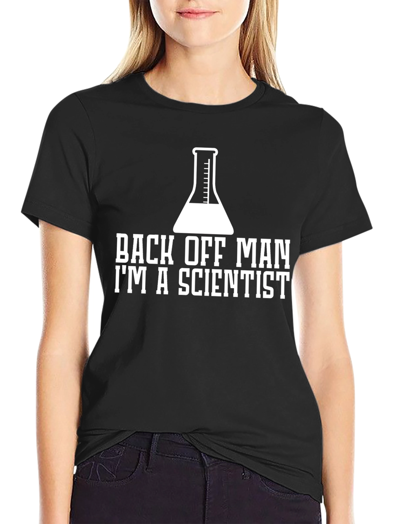 Back Off Man Im A Scientist Black T-Shirt
