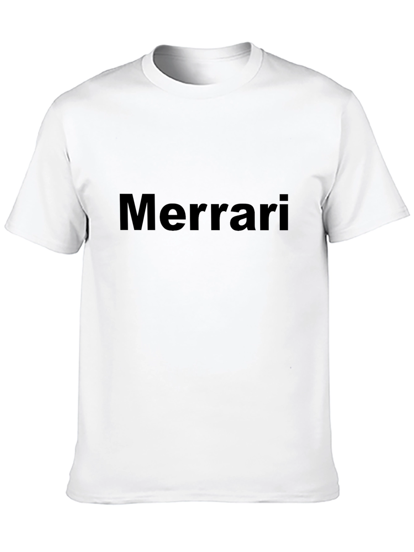 Mens Black Merrari Graphic T-Shirt