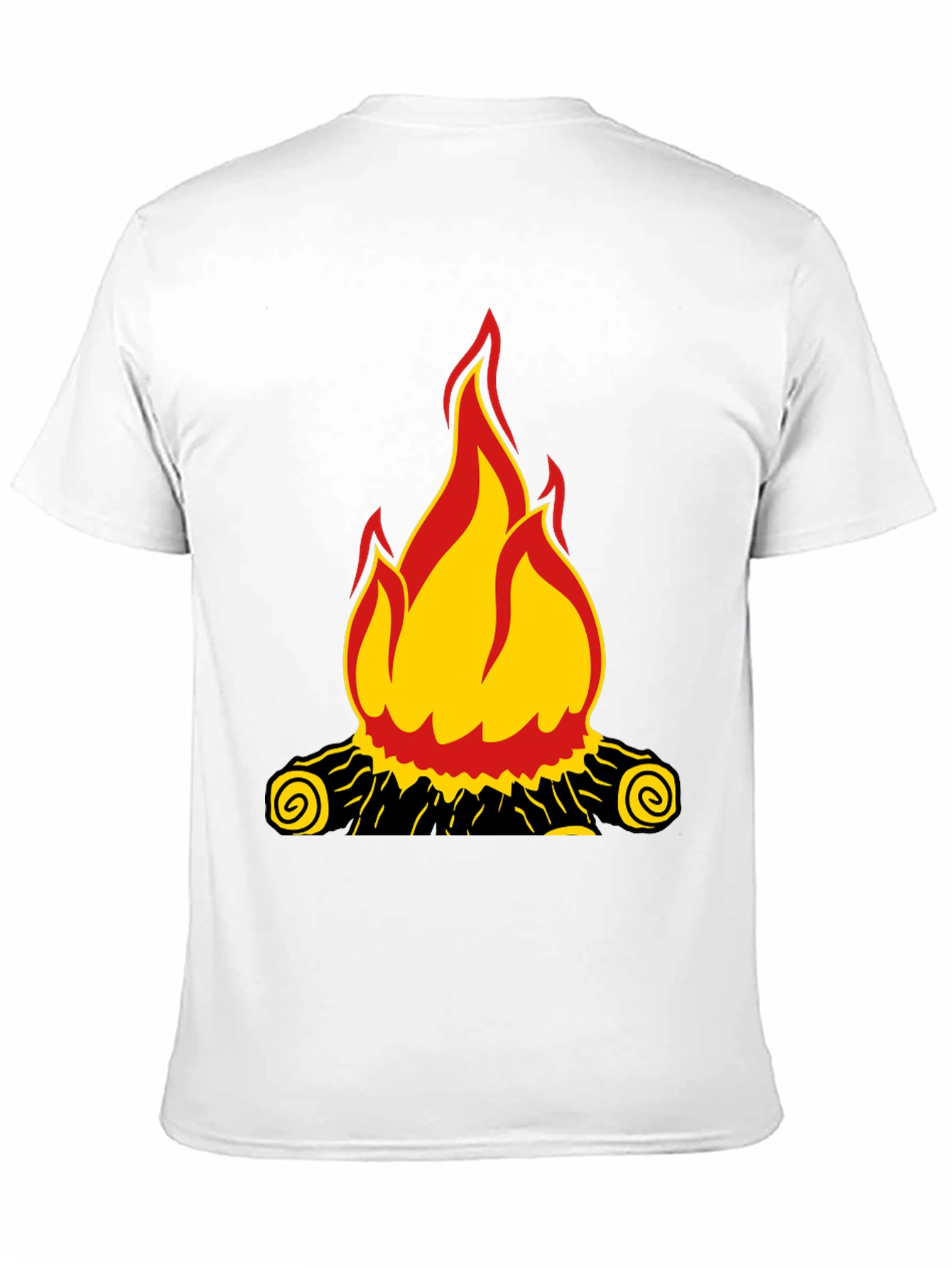 Campfire Graphic Black T-Shirt
