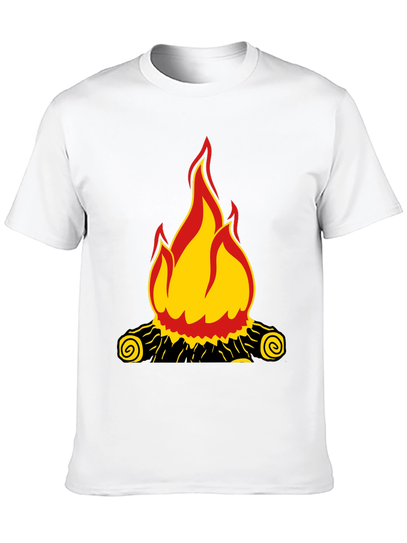 Campfire Graphic Black T-Shirt