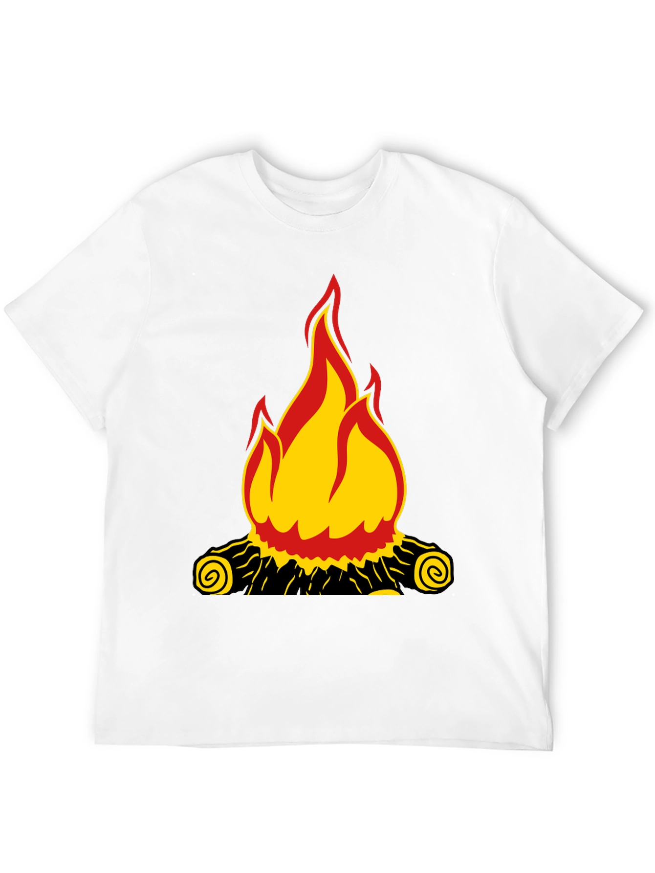 Campfire Graphic Black T-Shirt