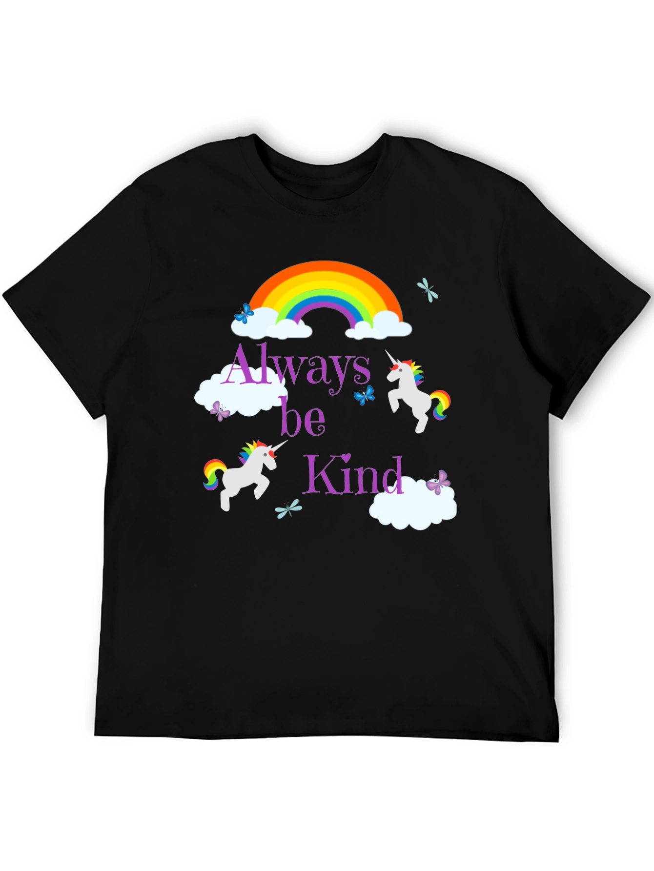 Always Be Kind Unicorn Rainbow T-Shirt
