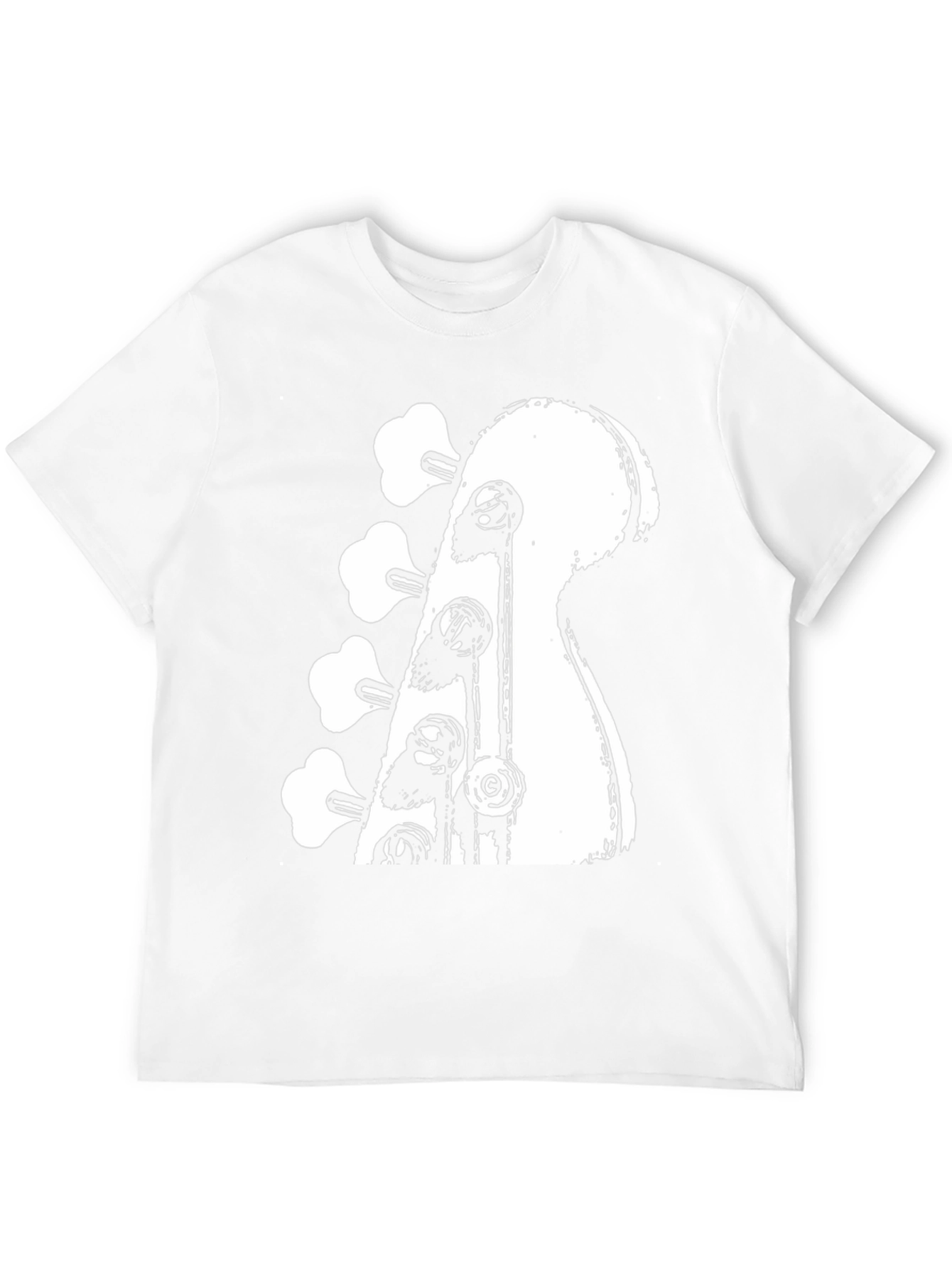 Bass Guitar Headstock Graphic T-Shirt