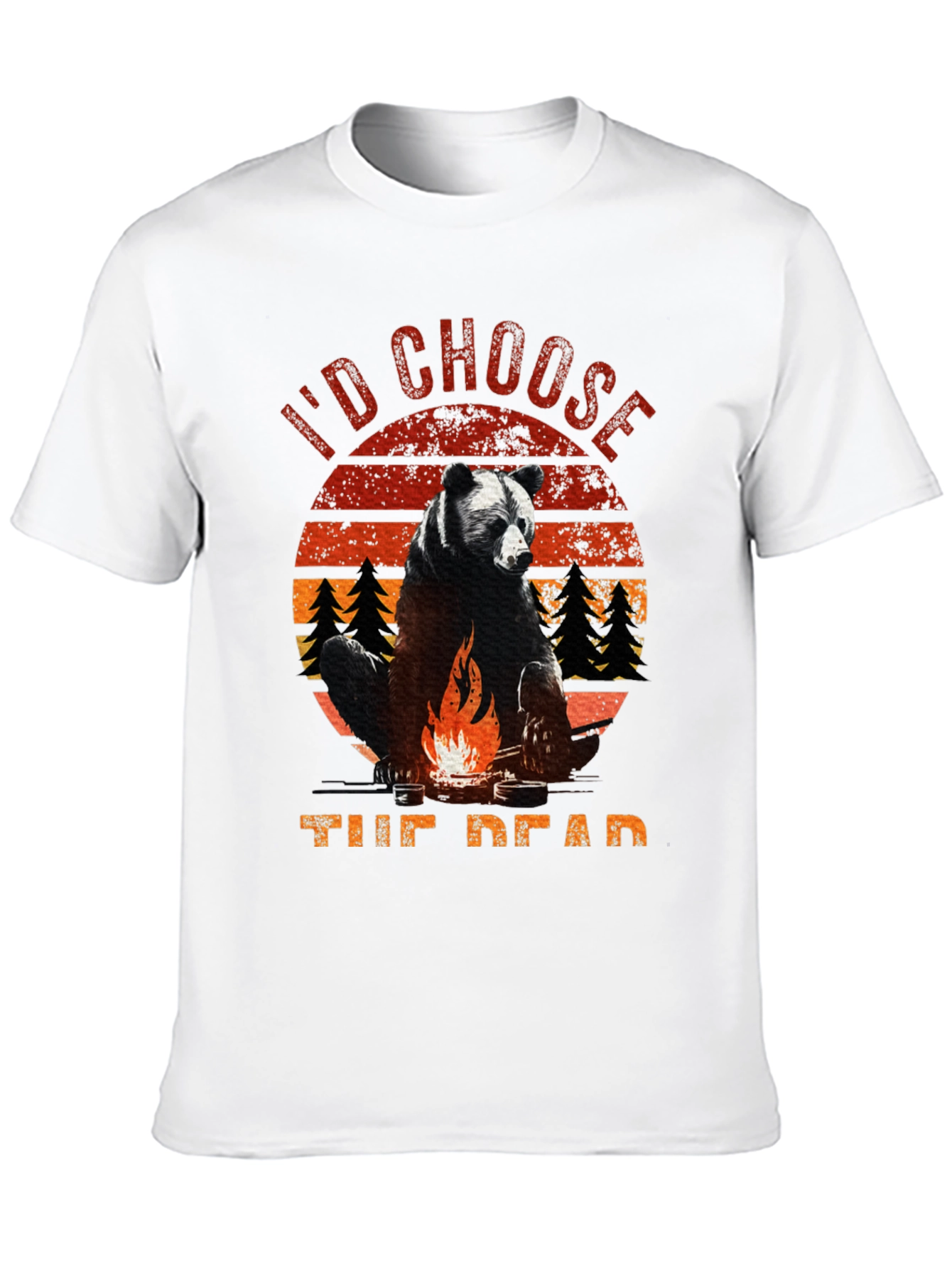Id Choose the Dead Bear Campfire T-Shirt