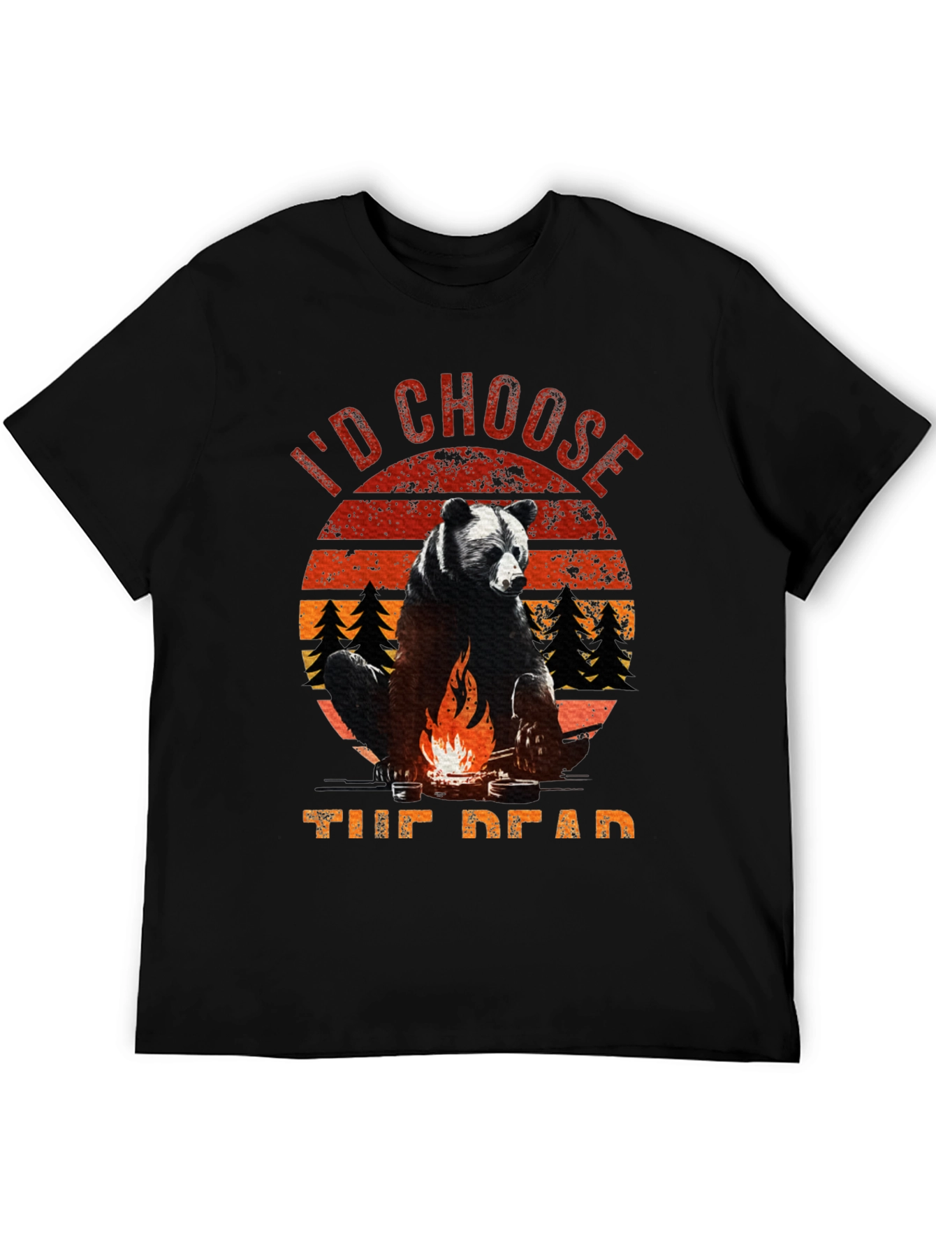 Id Choose the Dead Bear Campfire T-Shirt